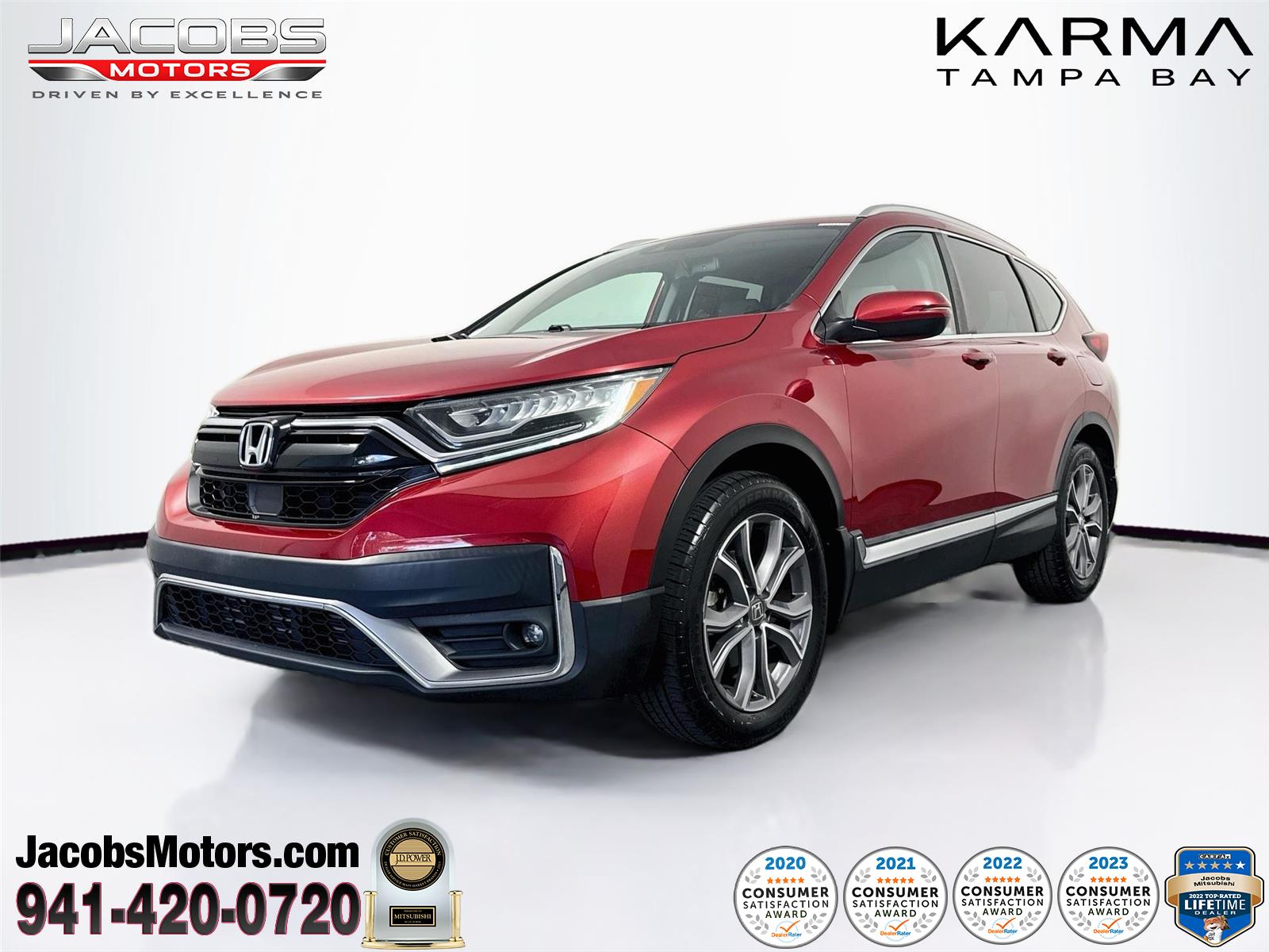 Radiant Red Metallic 2021 Honda CR-V SUV / Crossover All-Wheel Drive Continuously Variable Transmission