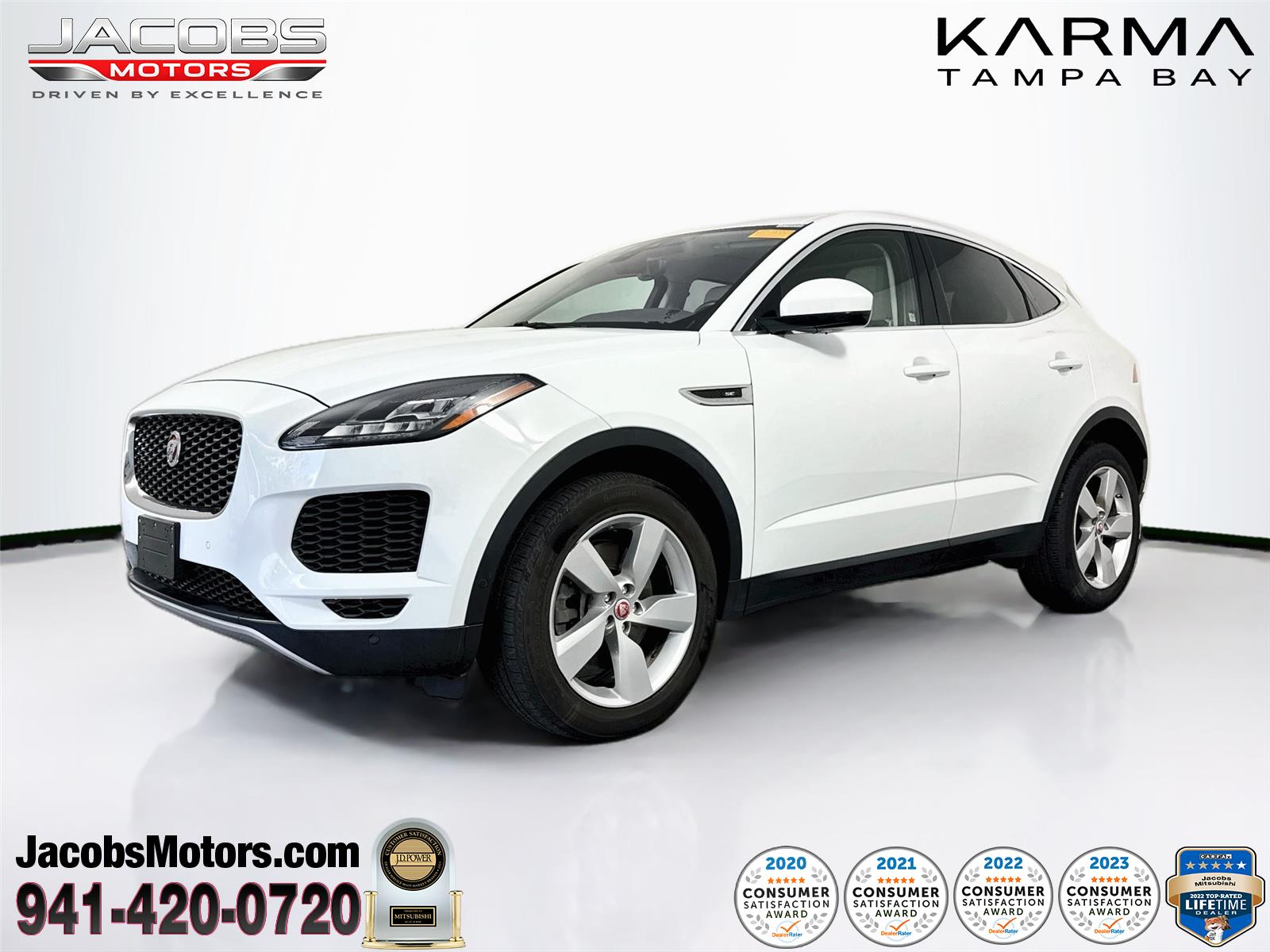 Fuji White 2020 Jaguar E-PACE SUV / Crossover All-Wheel Drive Automatic