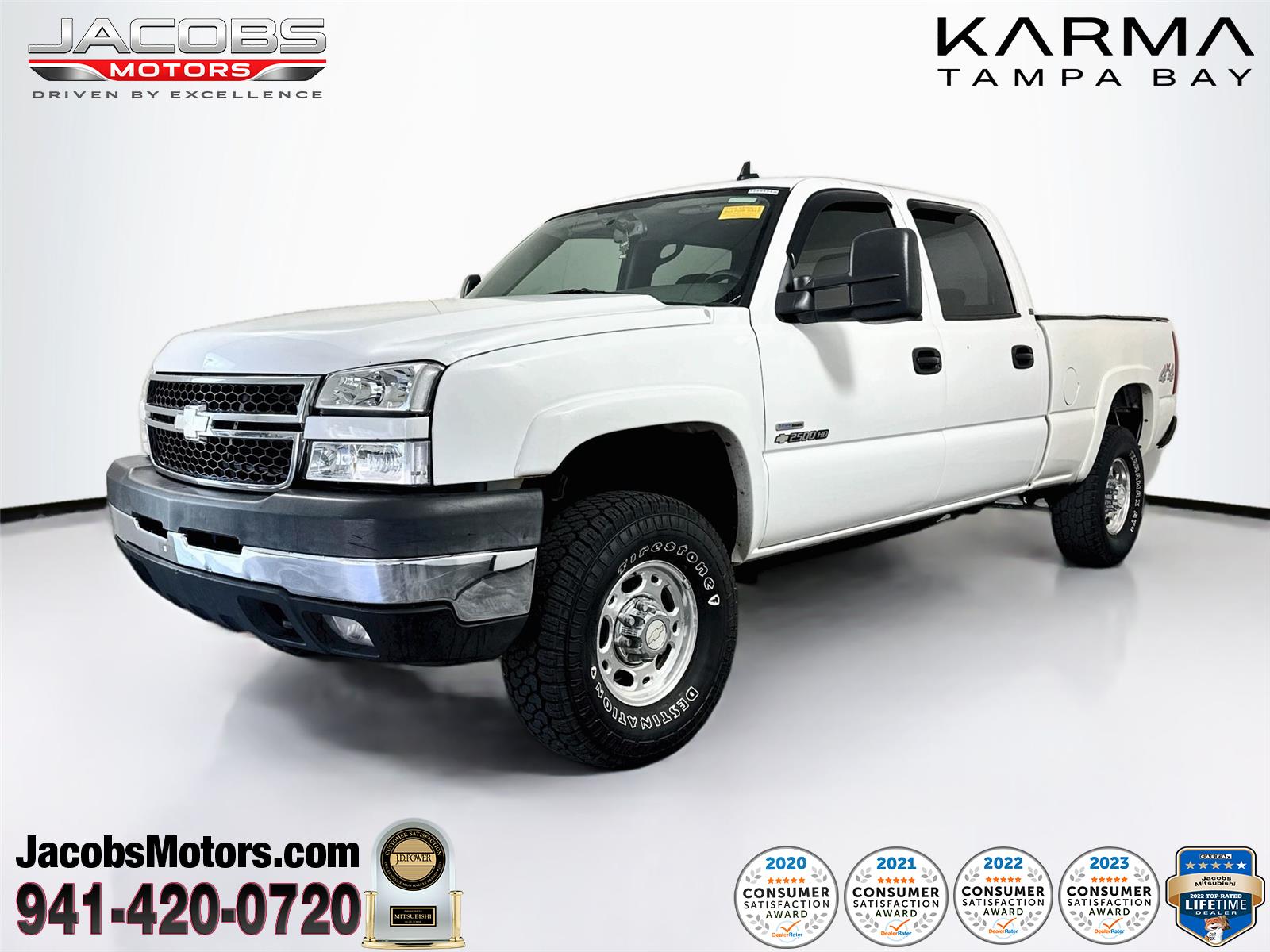 Summit White 2007 Chevrolet Silverado Classic 2500HD Pickup Truck 6-Speed Automatic