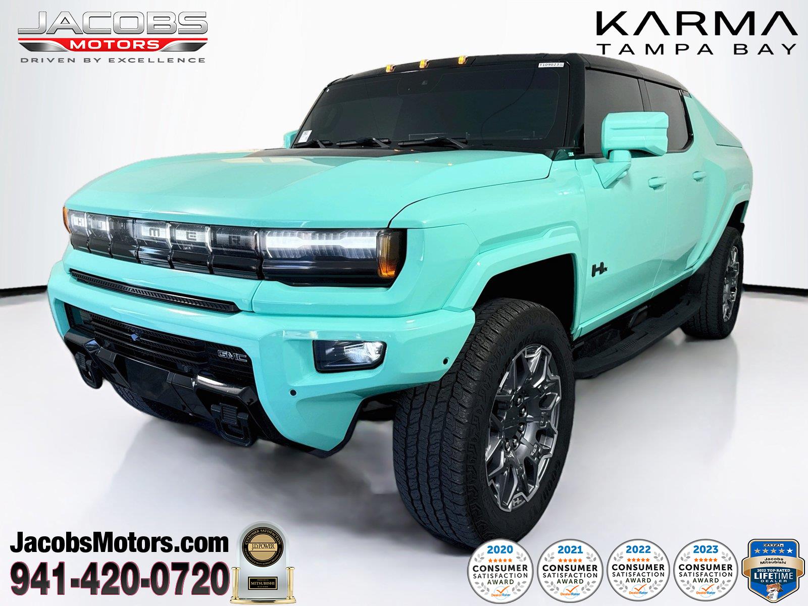 Interstellar White 2025 GMC Hummer EV Pickup Pickup Truck All-Wheel Drive Automatic