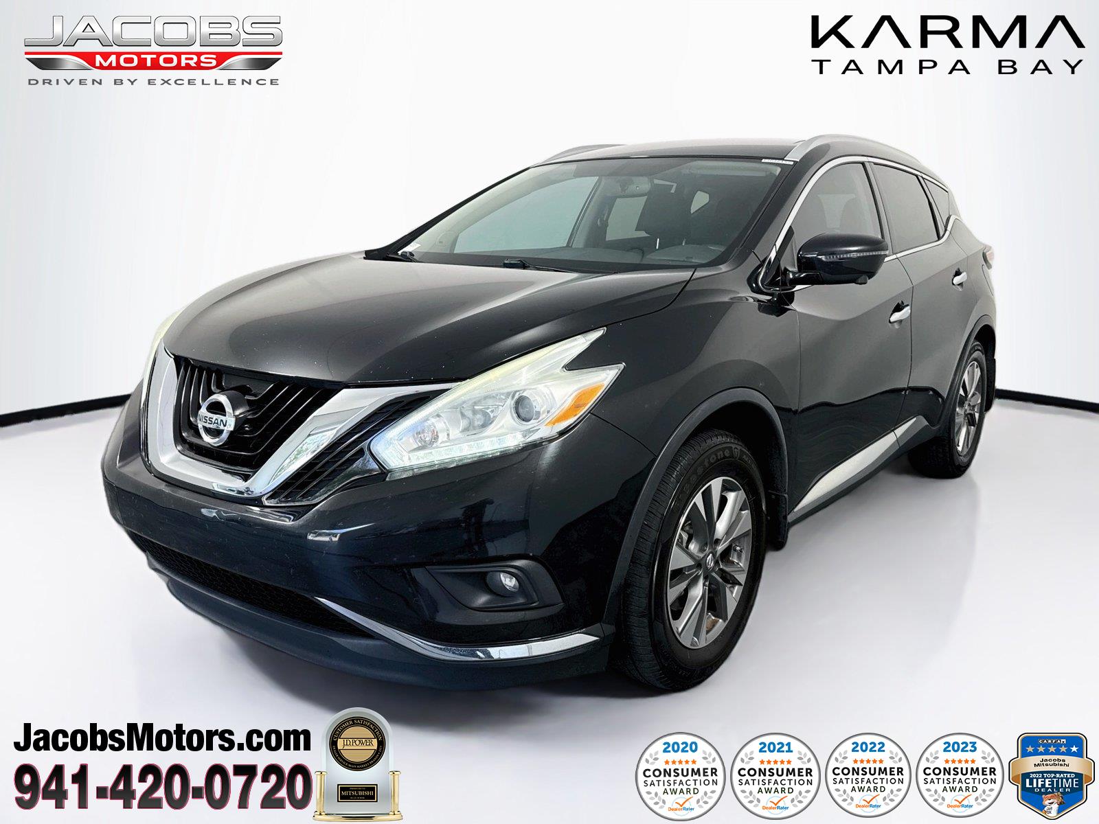 Gray (Magnetic Black Metallic) 2017 Nissan Murano SUV / Crossover Front-Wheel Drive Continuously Variable Transmission