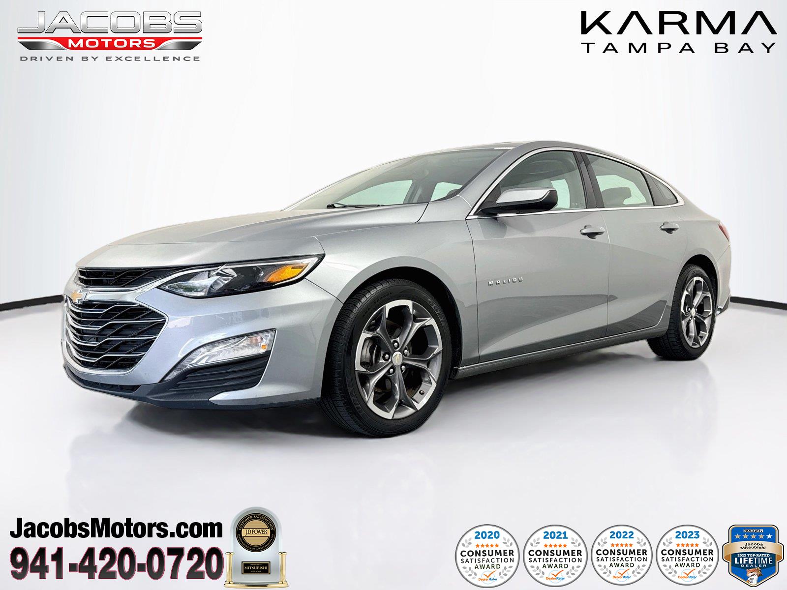 Sterling Gray Metallic 2024 Chevrolet Malibu Sedan Front-Wheel Drive Continuously Variable Transmission