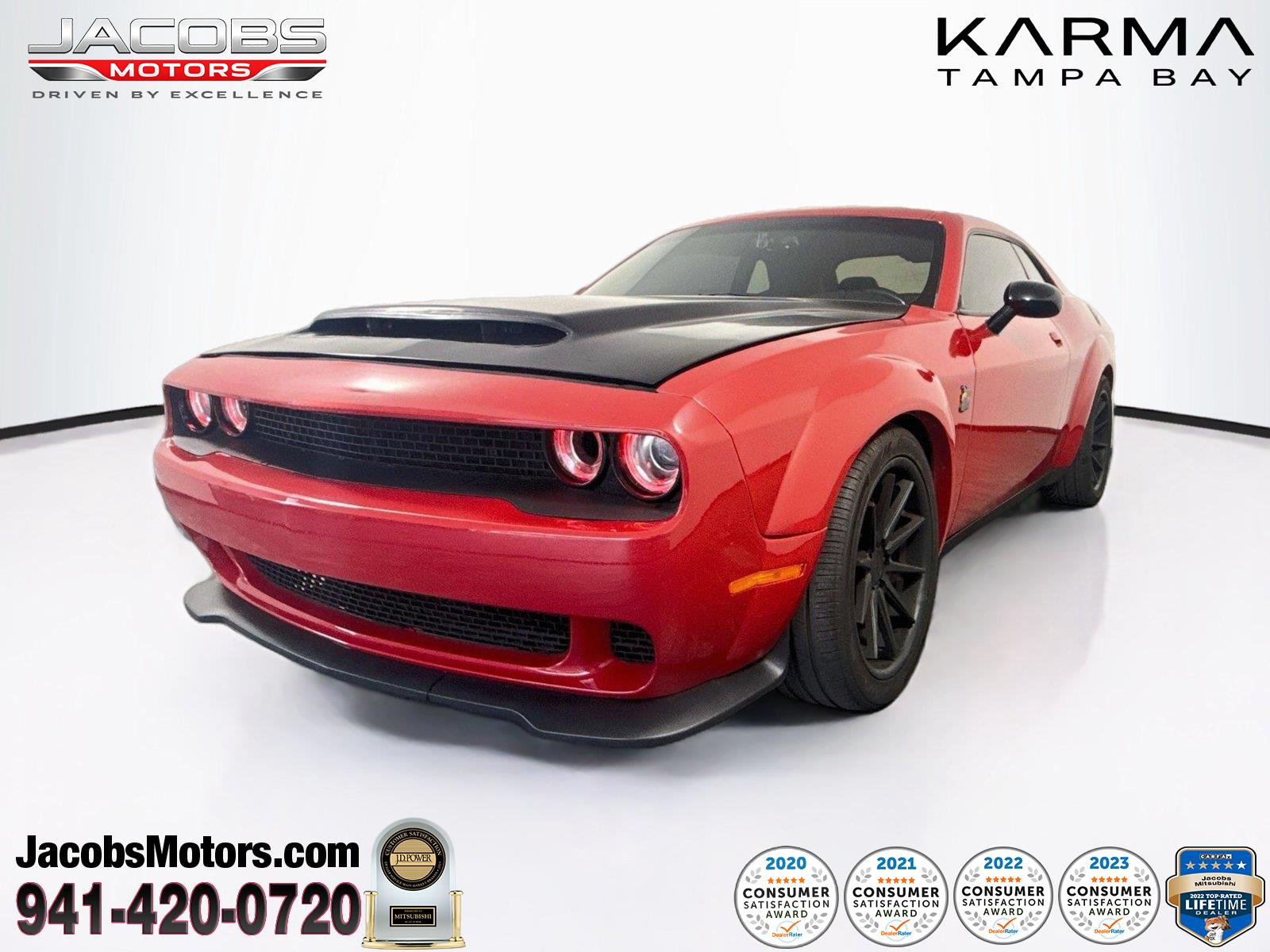 Redline Red Tricoat Pearl 2015 Dodge Challenger Coupe Rear-Wheel Drive 8-Speed Automatic