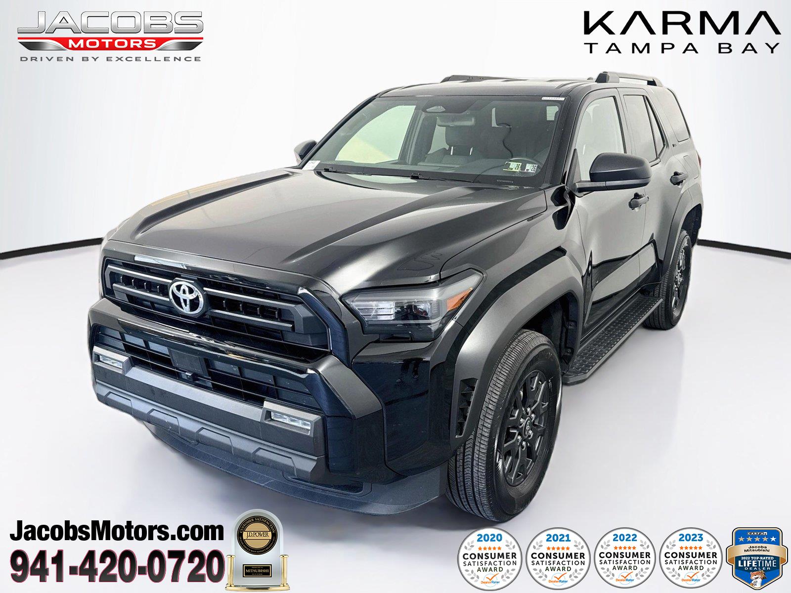 Black 2025 Toyota 4Runner SUV / Crossover Four-Wheel Drive 8-Speed Automatic