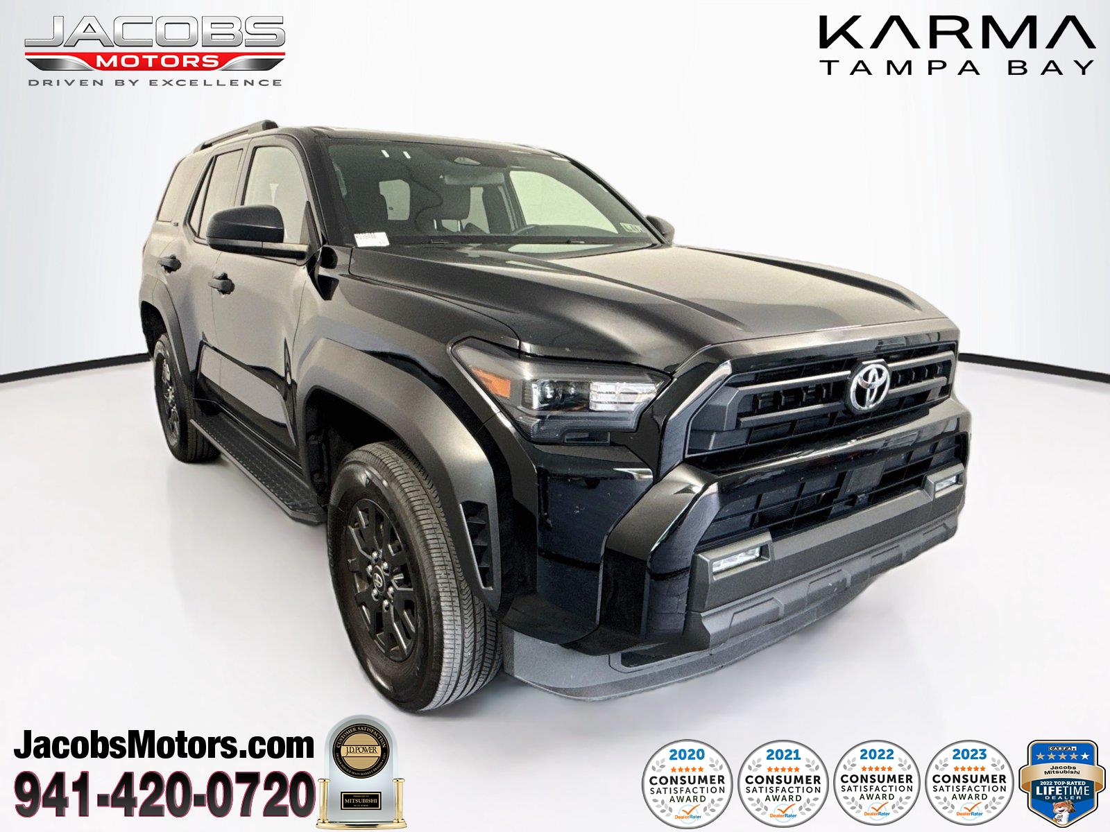 Black 2025 Toyota 4Runner SUV / Crossover Four-Wheel Drive 8-Speed Automatic