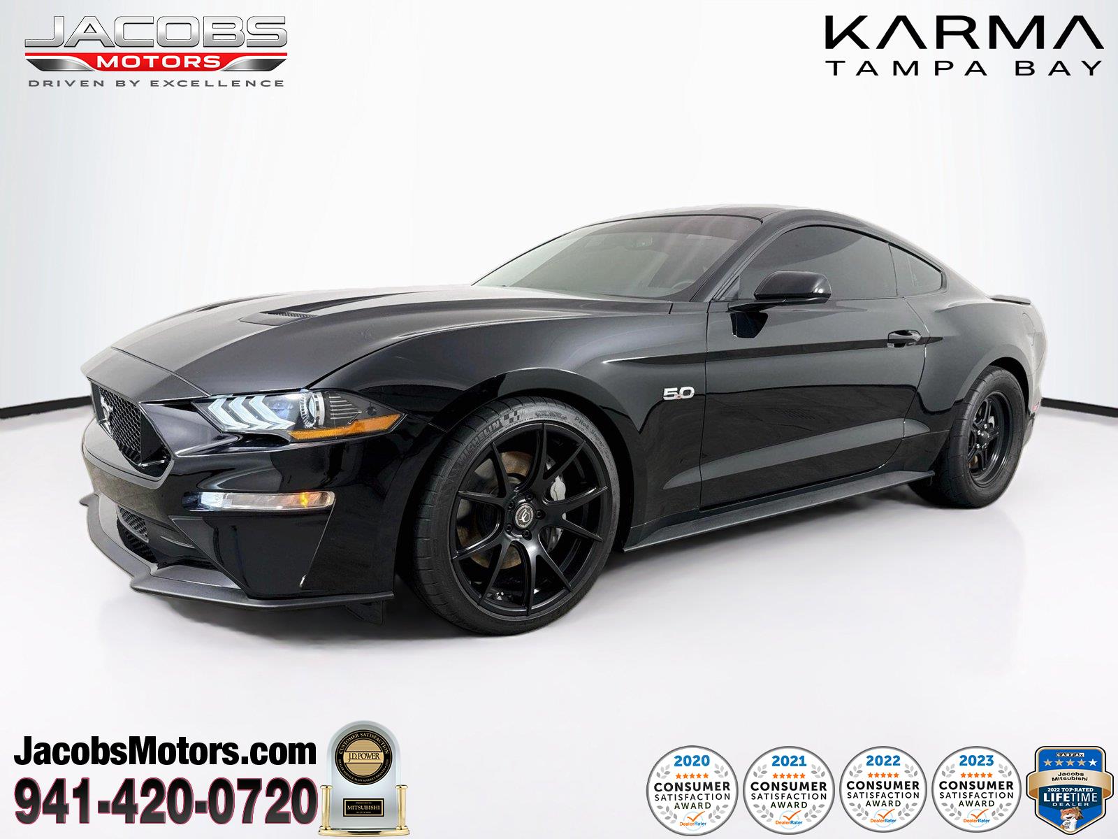 Shadow Black 2020 Ford Mustang Coupe Rear-Wheel Drive Automatic