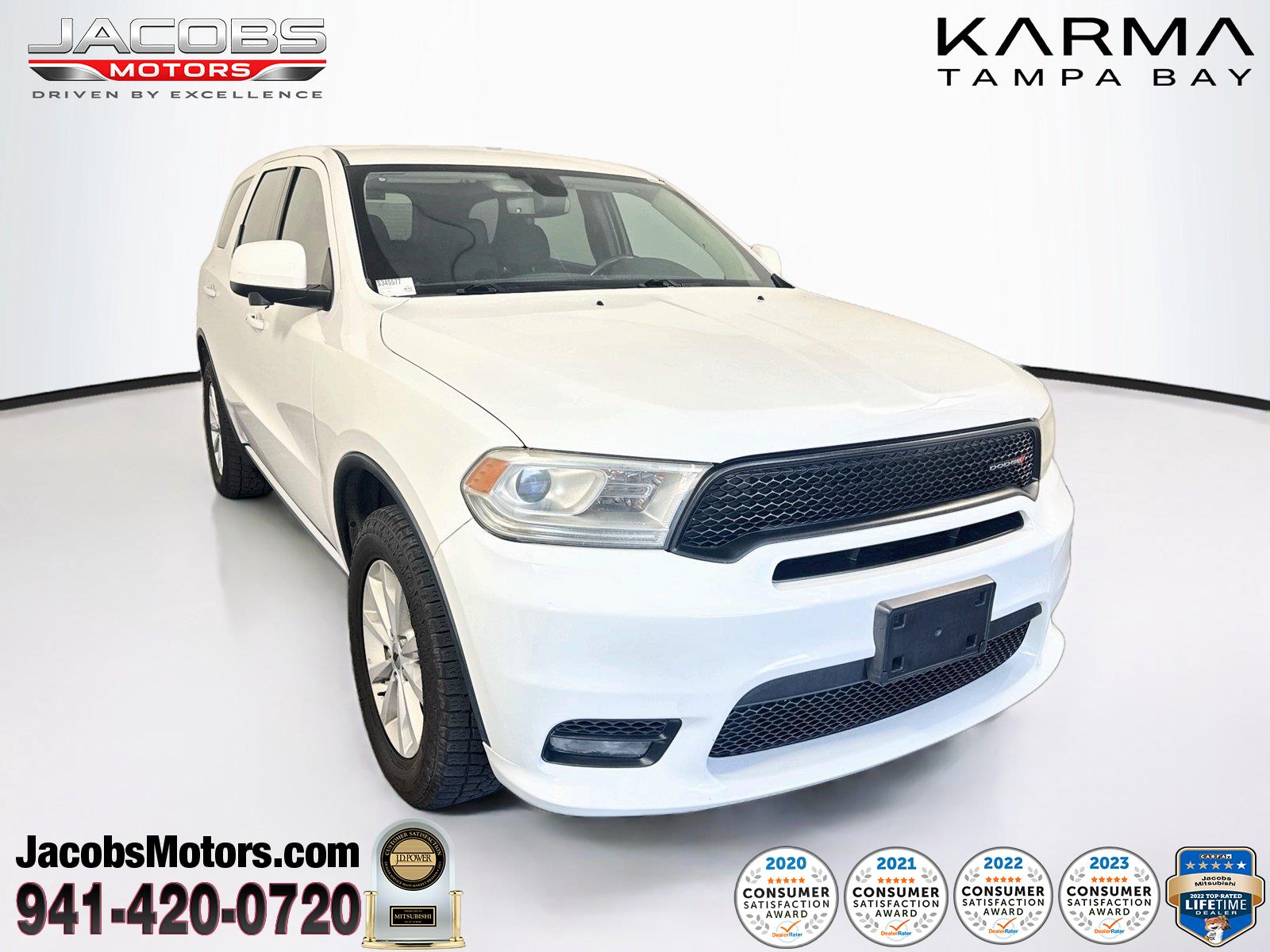 White Knuckle Clearcoat 2020 Dodge Durango SUV / Crossover All-Wheel Drive 8-Speed Automatic