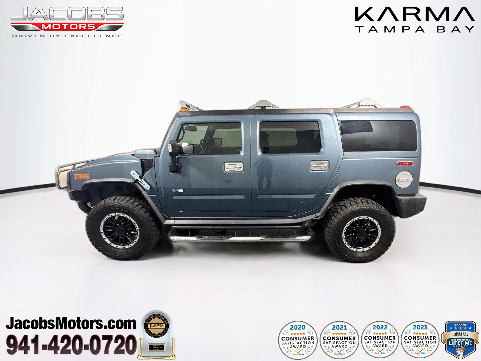 Slate Blue Metallic 2006 Hummer H2 SUV / Crossover Four-Wheel Drive 4-Speed Automatic