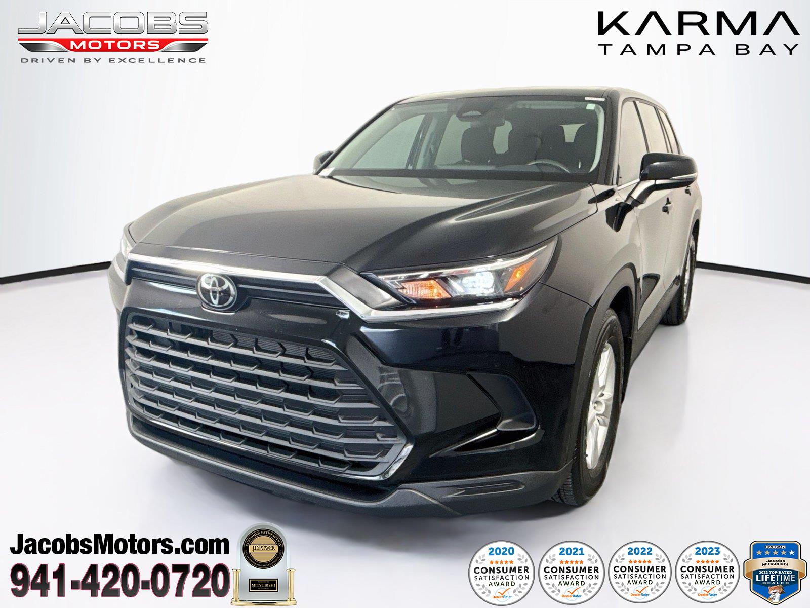 Midnight Black Metallic 2025 Toyota Grand Highlander SUV / Crossover Front-Wheel Drive 8-Speed Automatic