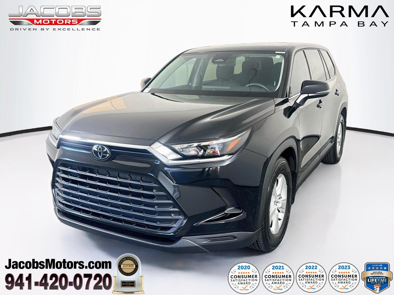 Midnight Black Metallic 2025 Toyota Grand Highlander SUV / Crossover Front-Wheel Drive 8-Speed Automatic