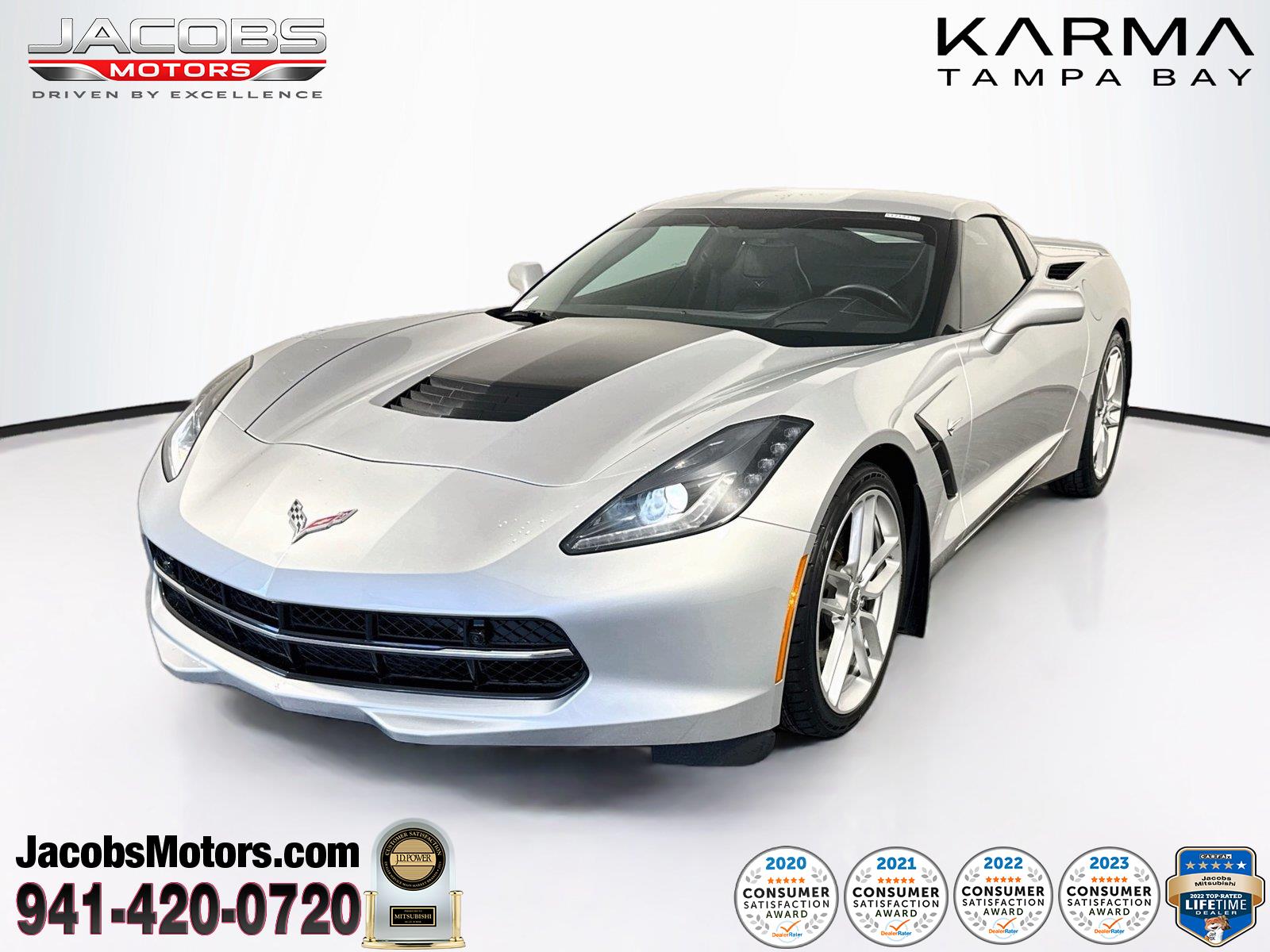 Blade Silver Metallic 2019 Chevrolet Corvette Coupe Rear-Wheel Drive 8-Speed Automatic