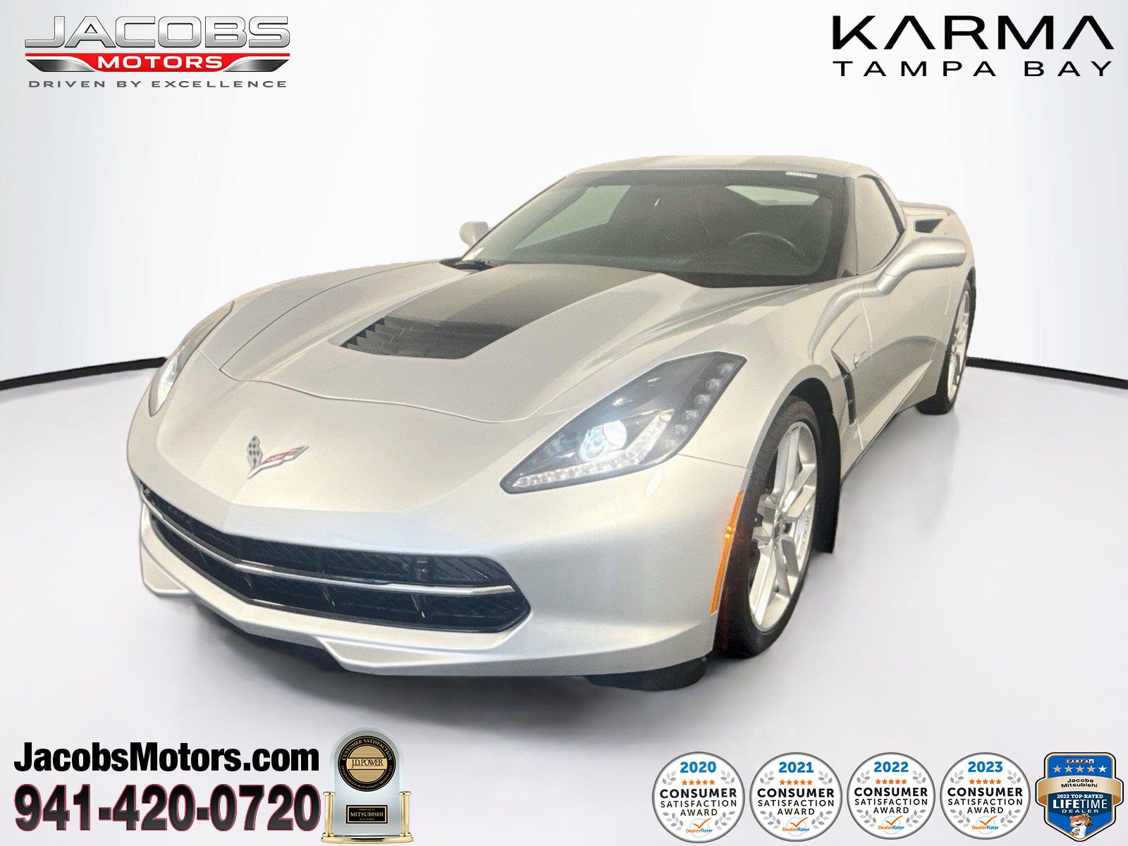 Blade Silver Metallic 2019 Chevrolet Corvette Coupe Rear-Wheel Drive 8-Speed Automatic