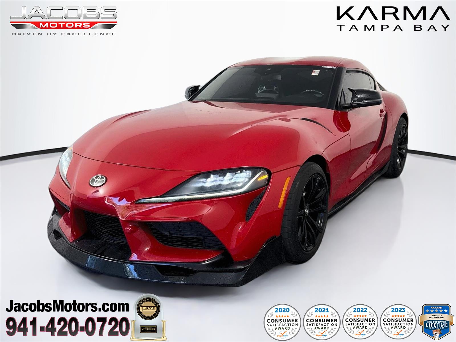 Renaissance Red 2.0 2021 Toyota Supra Coupe Rear-Wheel Drive Automatic