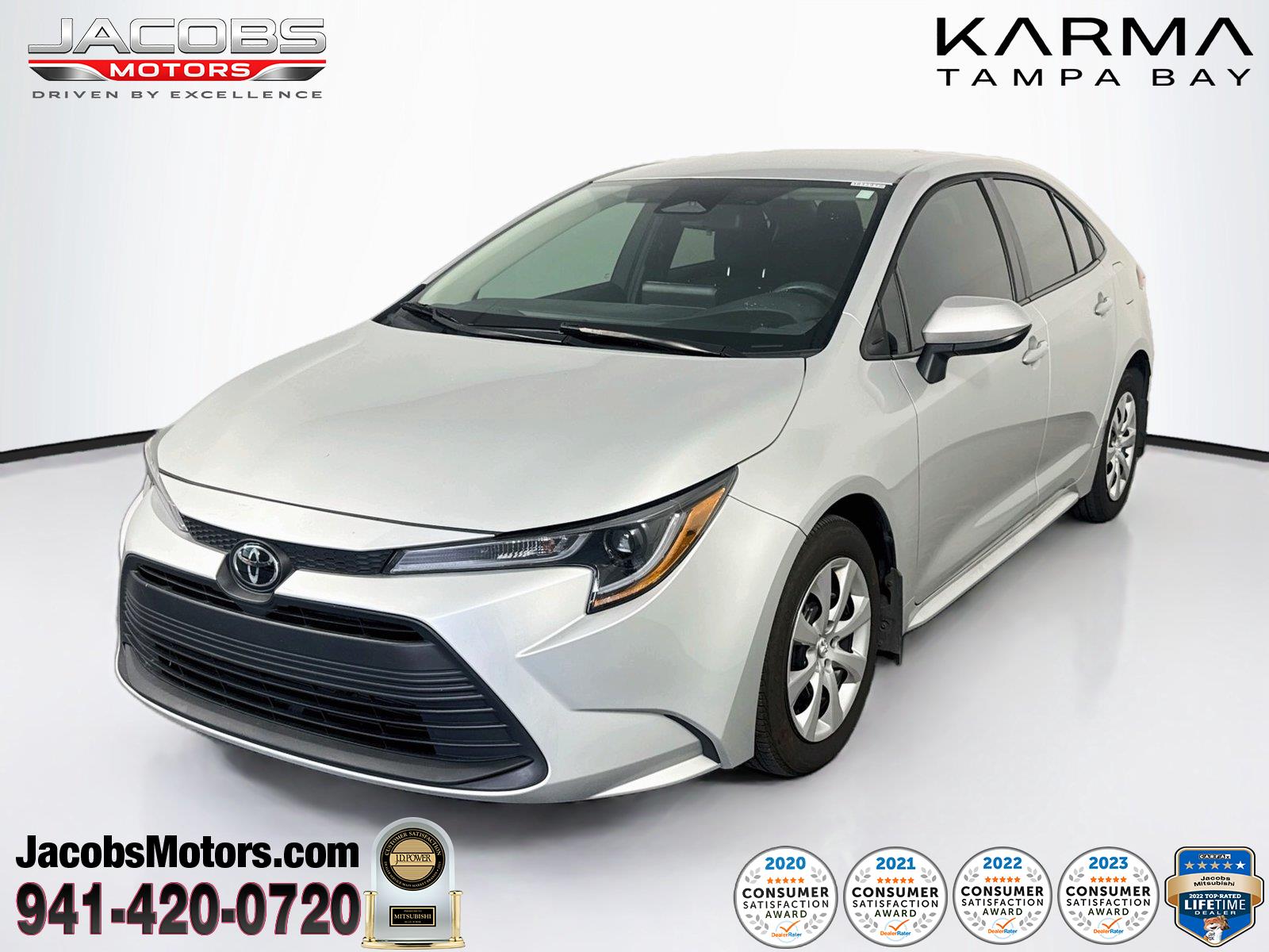 Classic Silver Metallic 2026 Toyota Corolla Sedan Front-Wheel Drive Continuously Variable Transmission