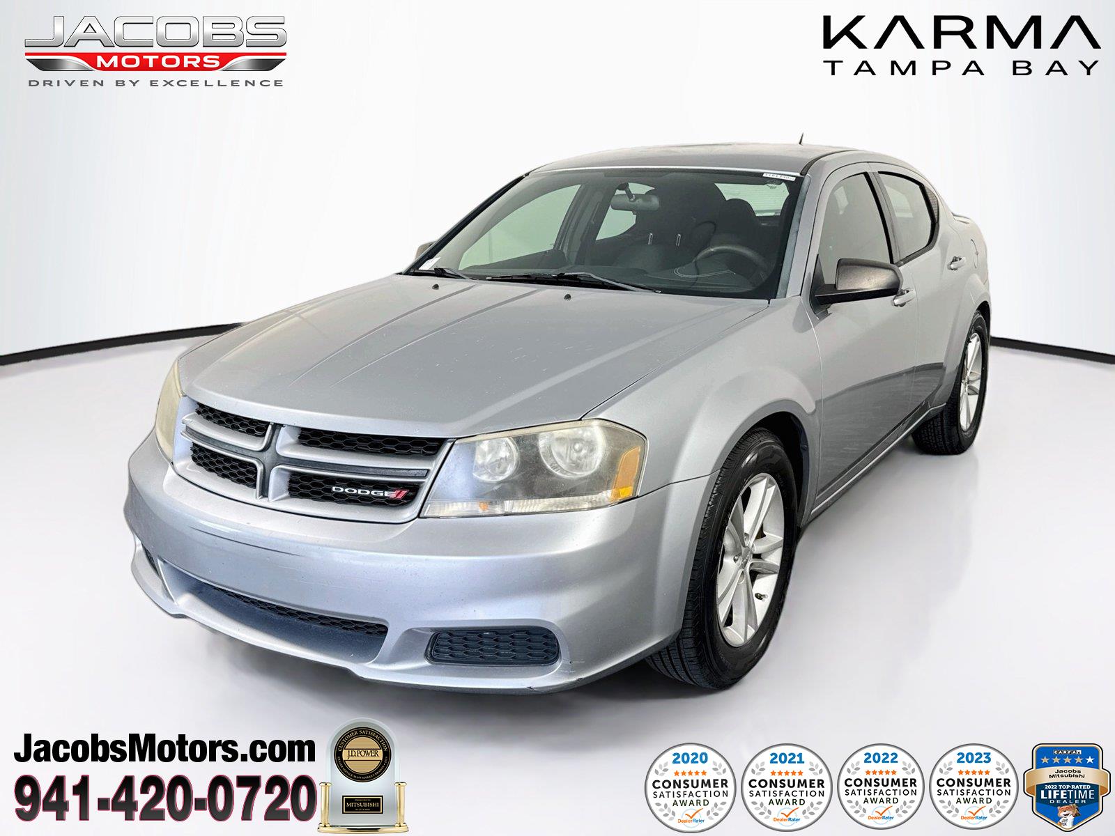 Billet Silver Metallic Clearcoat 2014 Dodge Avenger Sedan Front-Wheel Drive 4-Speed Automatic