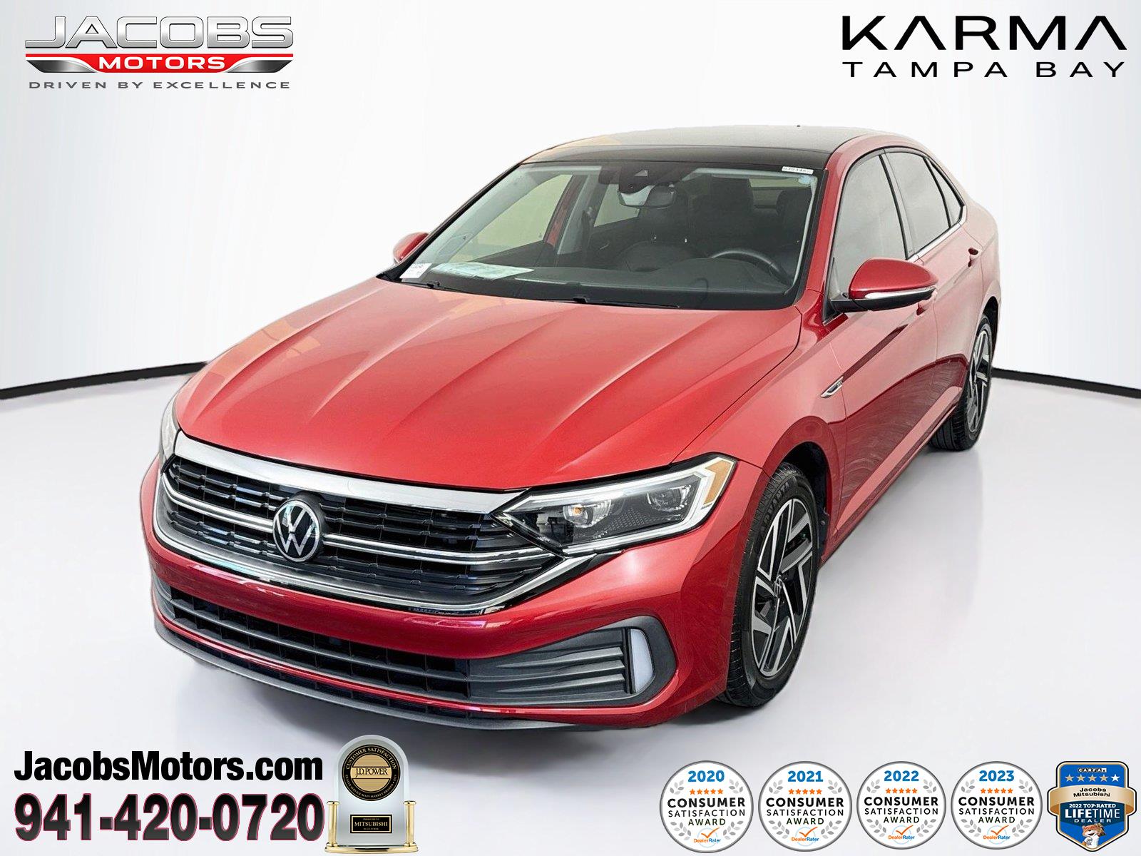 Kings Red Metallic 2022 Volkswagen Jetta Sedan Front-Wheel Drive Automatic