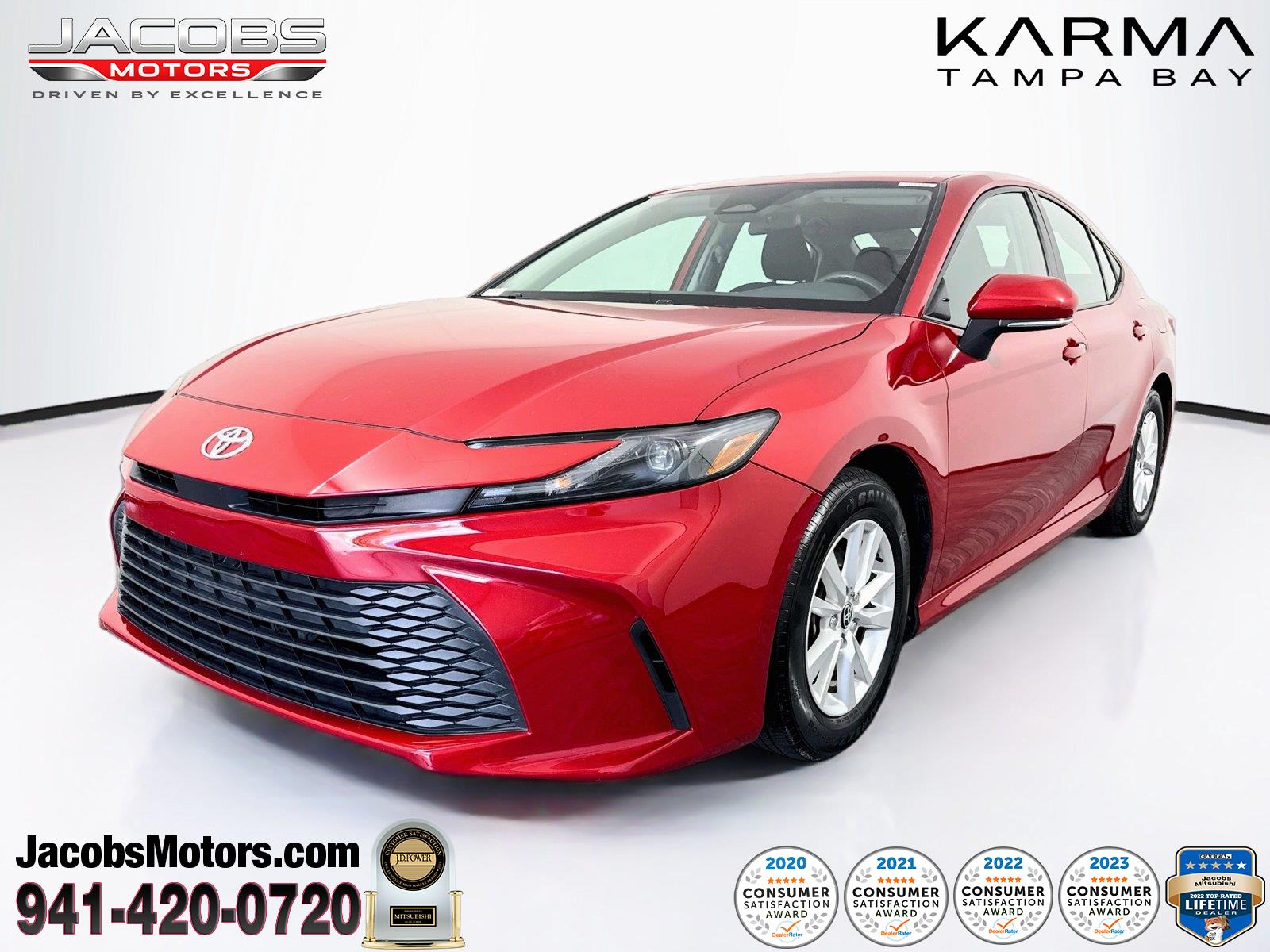 Supersonic Red 2025 Toyota Camry Sedan Front-Wheel Drive 