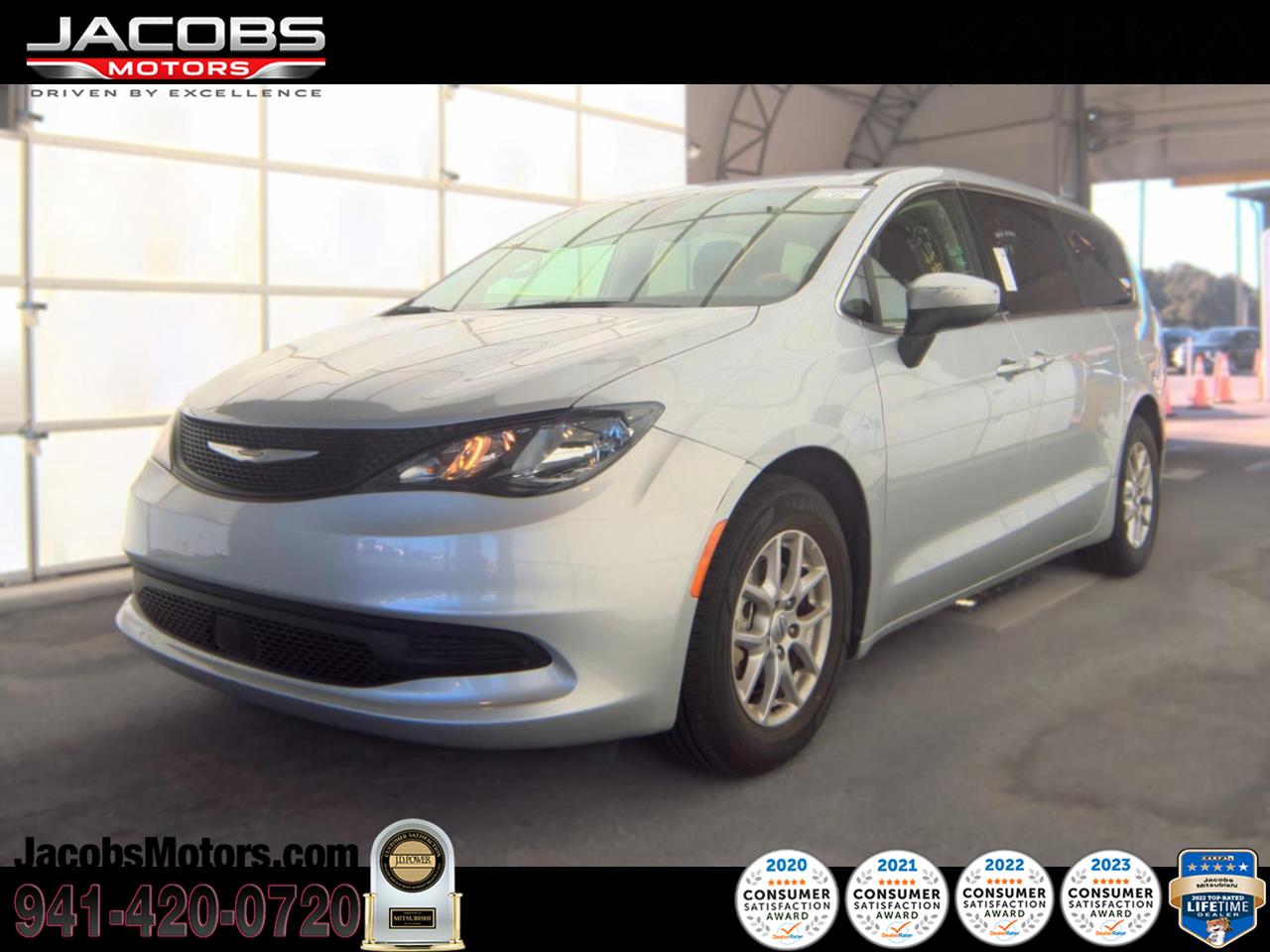 Silver Mist Clearcoat 2023 Chrysler Voyager Minivan Front-Wheel Drive 9-Speed Automatic