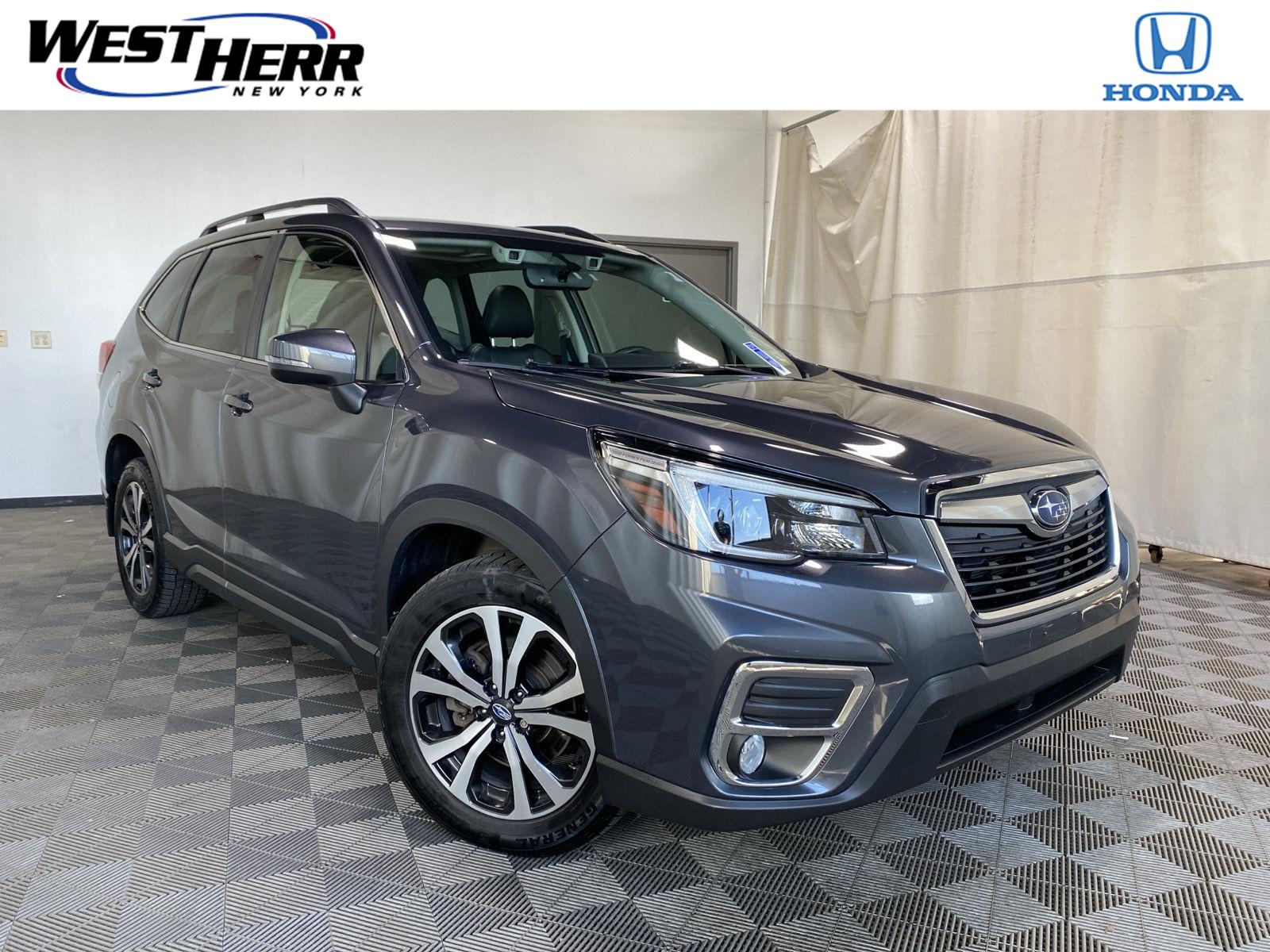 Gray Metallic 2021 Subaru Forester Limited Crossover AWD SUV / Crossover All-Wheel Drive Continuously Variable Transmission