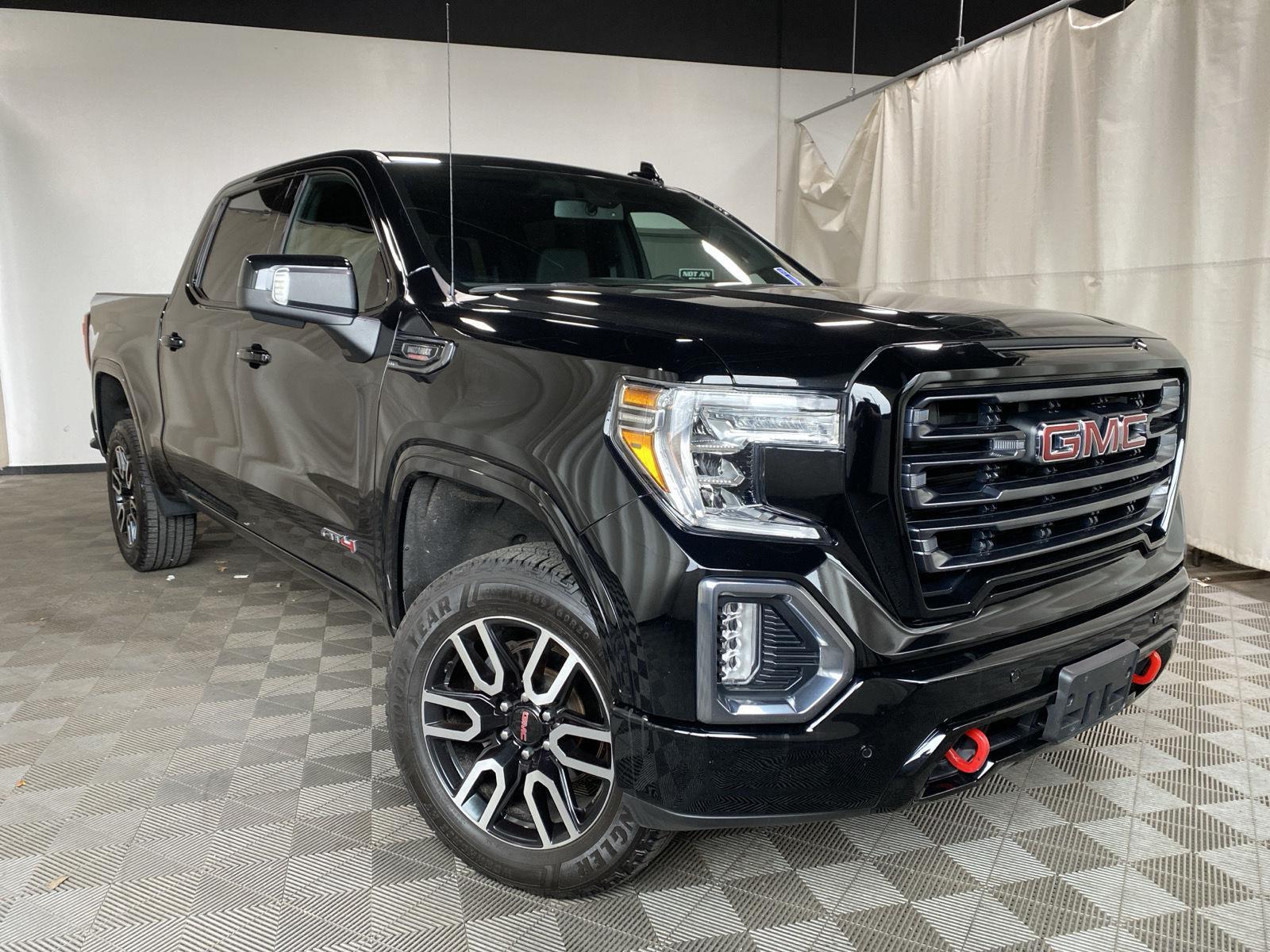 Onyx Black 2022 GMC Sierra 1500 Limited AT4 Crew Cab 4WD Pickup Truck Four-Wheel Drive Automatic