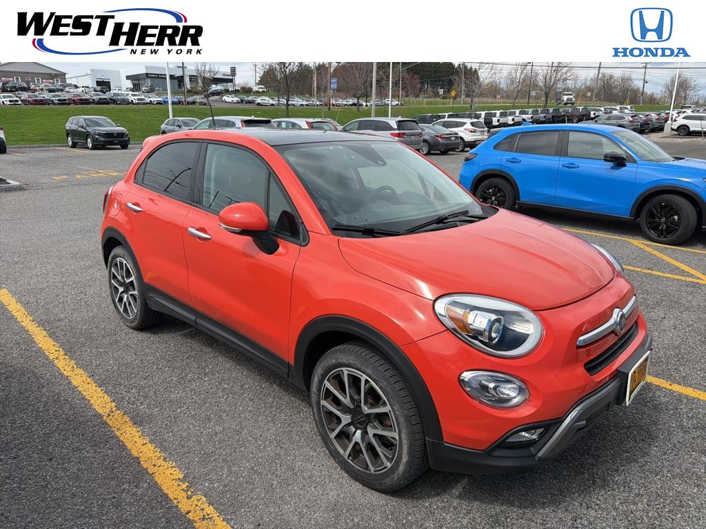 Arancio (Orange) 2017 FIAT 500X Trekking AWD SUV / Crossover All-Wheel Drive Automatic