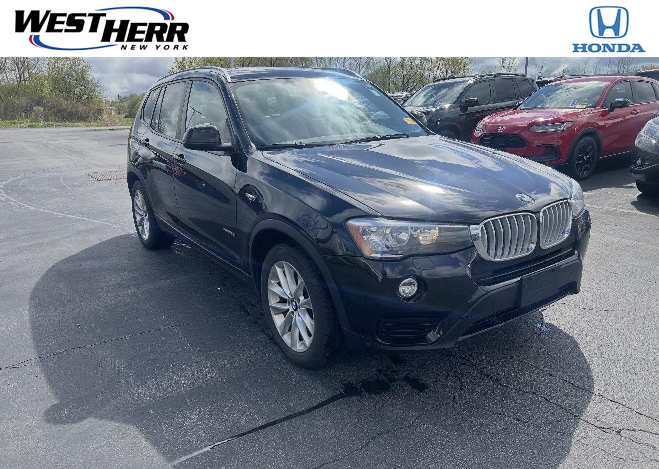Black Sapphire Metallic 2016 BMW X3 xDrive28i AWD SUV / Crossover All-Wheel Drive 8-Speed Automatic