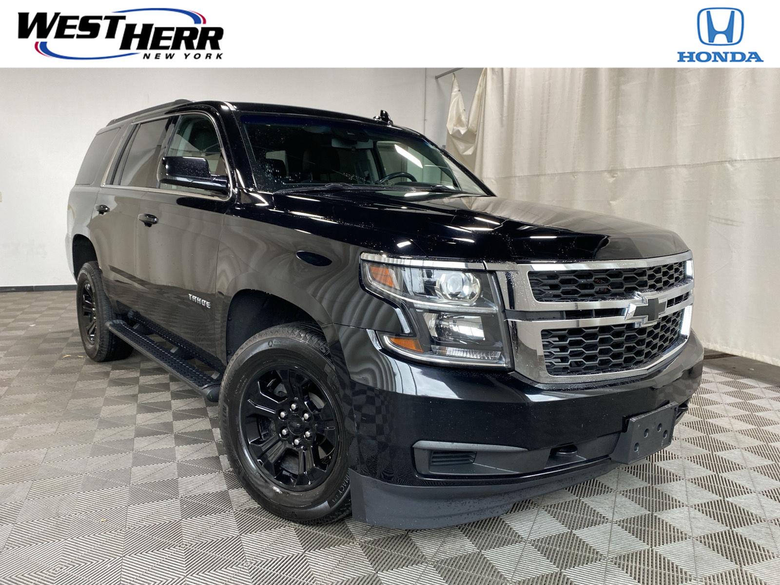 Black 2019 Chevrolet Tahoe LS 4WD SUV / Crossover Four-Wheel Drive 6-Speed Automatic
