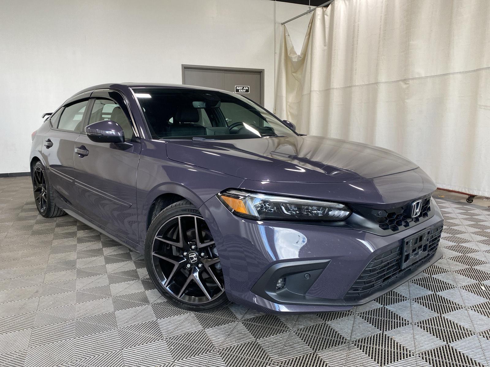Smokey Mauve Pearl 2023 Honda Civic Hatchback Sport Touring FWD Hatchback Front-Wheel Drive Continuously Variable Transmission