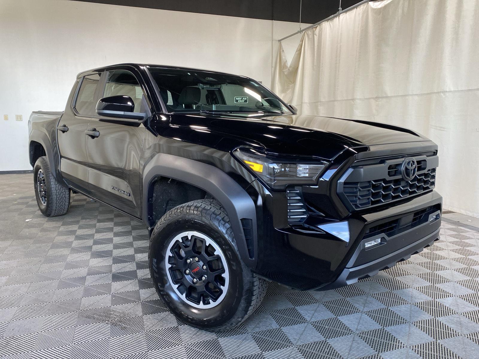Black 2024 Toyota Tacoma Pickup Truck Four-Wheel Drive 8-Speed Automatic