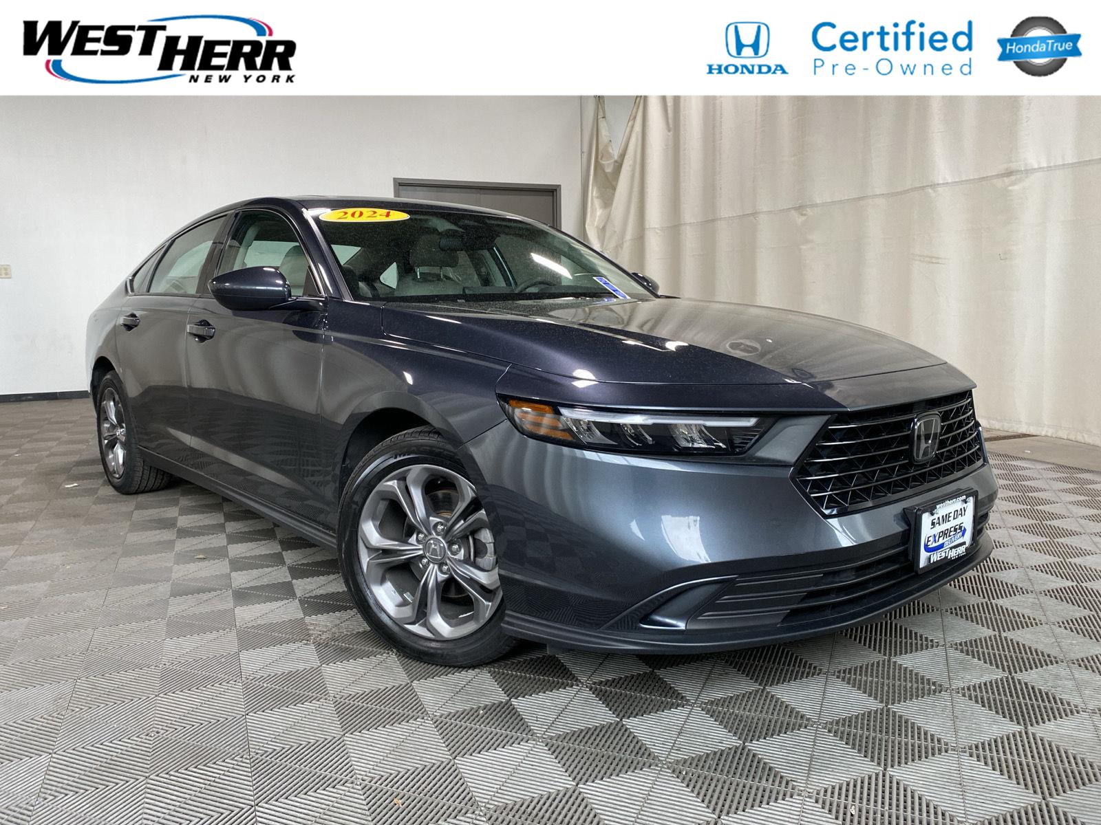 Meteorite Gray Metallic 2024 Honda Accord Sedan Front-Wheel Drive Continuously Variable Transmission