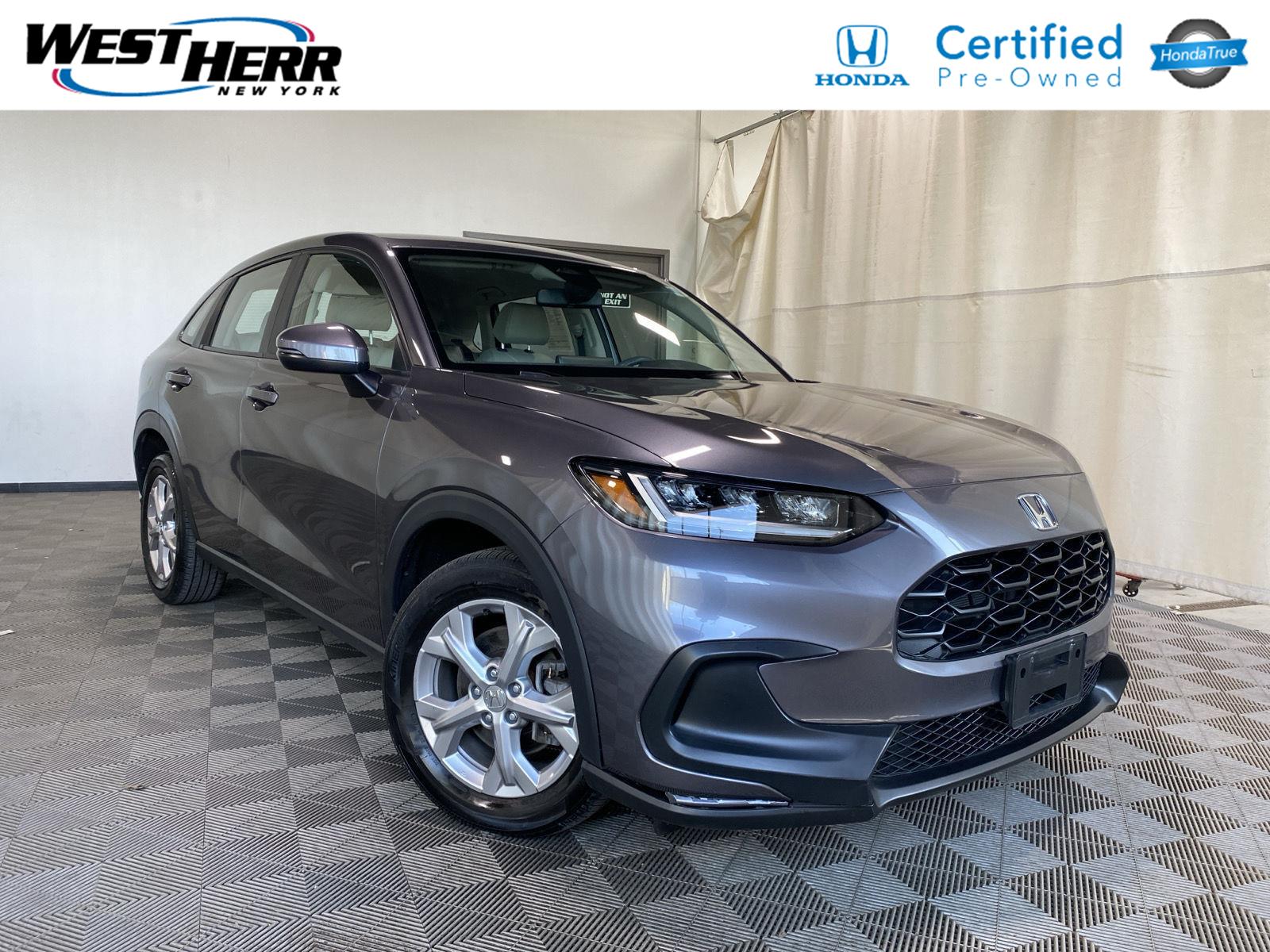 Gray (Modern Steel Metallic) 2023 Honda HR-V SUV / Crossover All-Wheel Drive Continuously Variable Transmission