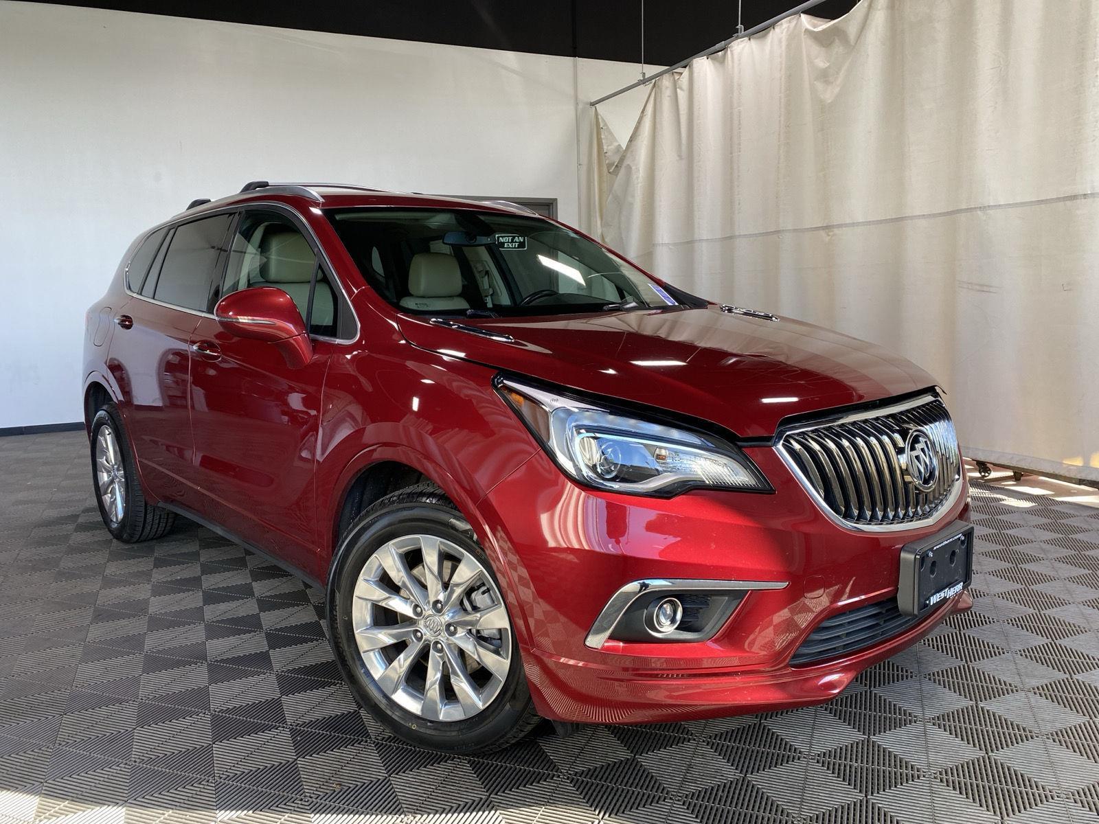 Chili Red Metallilc 2017 Buick Envision Essence FWD SUV / Crossover Front-Wheel Drive 6-Speed Automatic