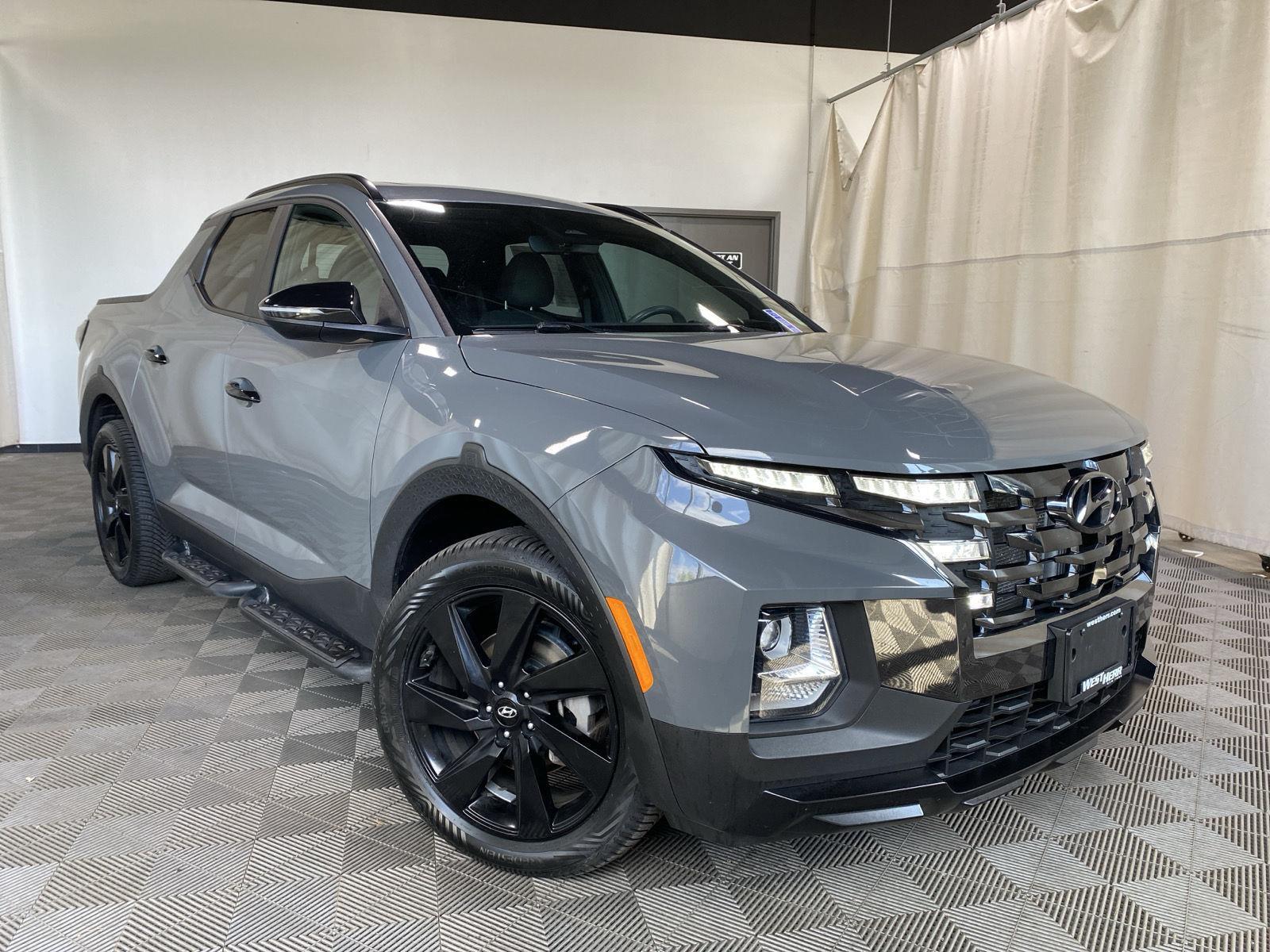 Hampton Gray 2023 Hyundai Santa Cruz Night Crew Cab AWD Pickup Truck All-Wheel Drive Automatic
