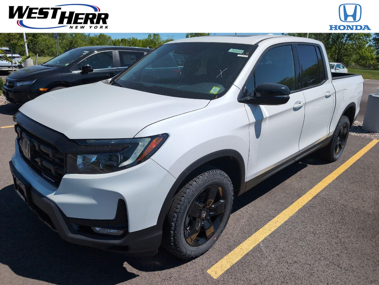 Platinum White Pearl 2026 Honda Ridgeline Black Edition AWD Pickup Truck All-Wheel Drive 9-Speed Automatic