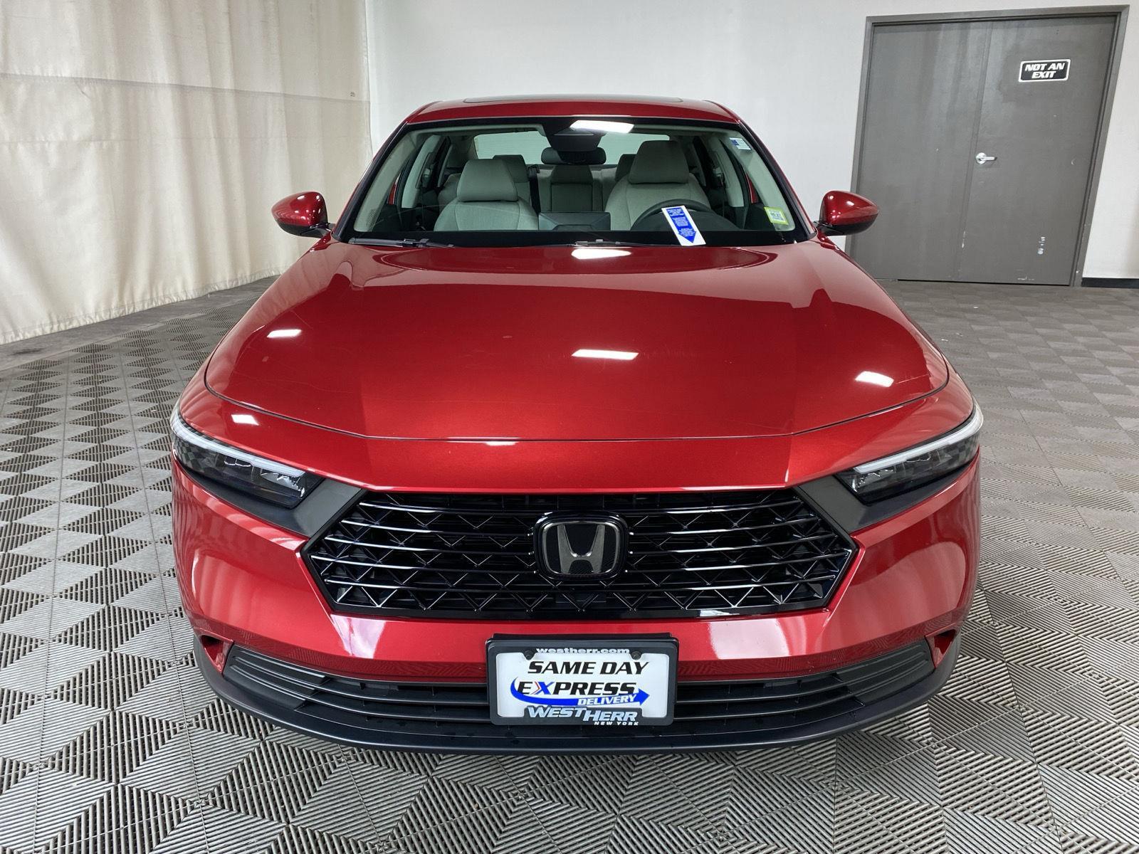 Certified Used 2024 Radiant Red Metallic Honda EX image 3