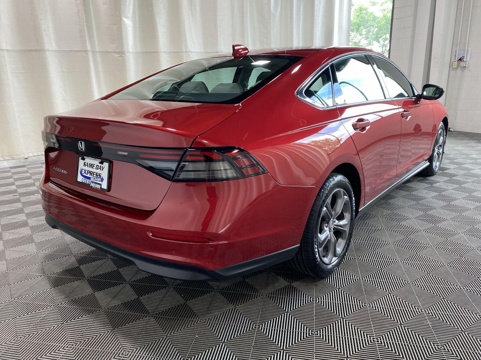 Certified Used 2024 Radiant Red Metallic Honda EX image 8
