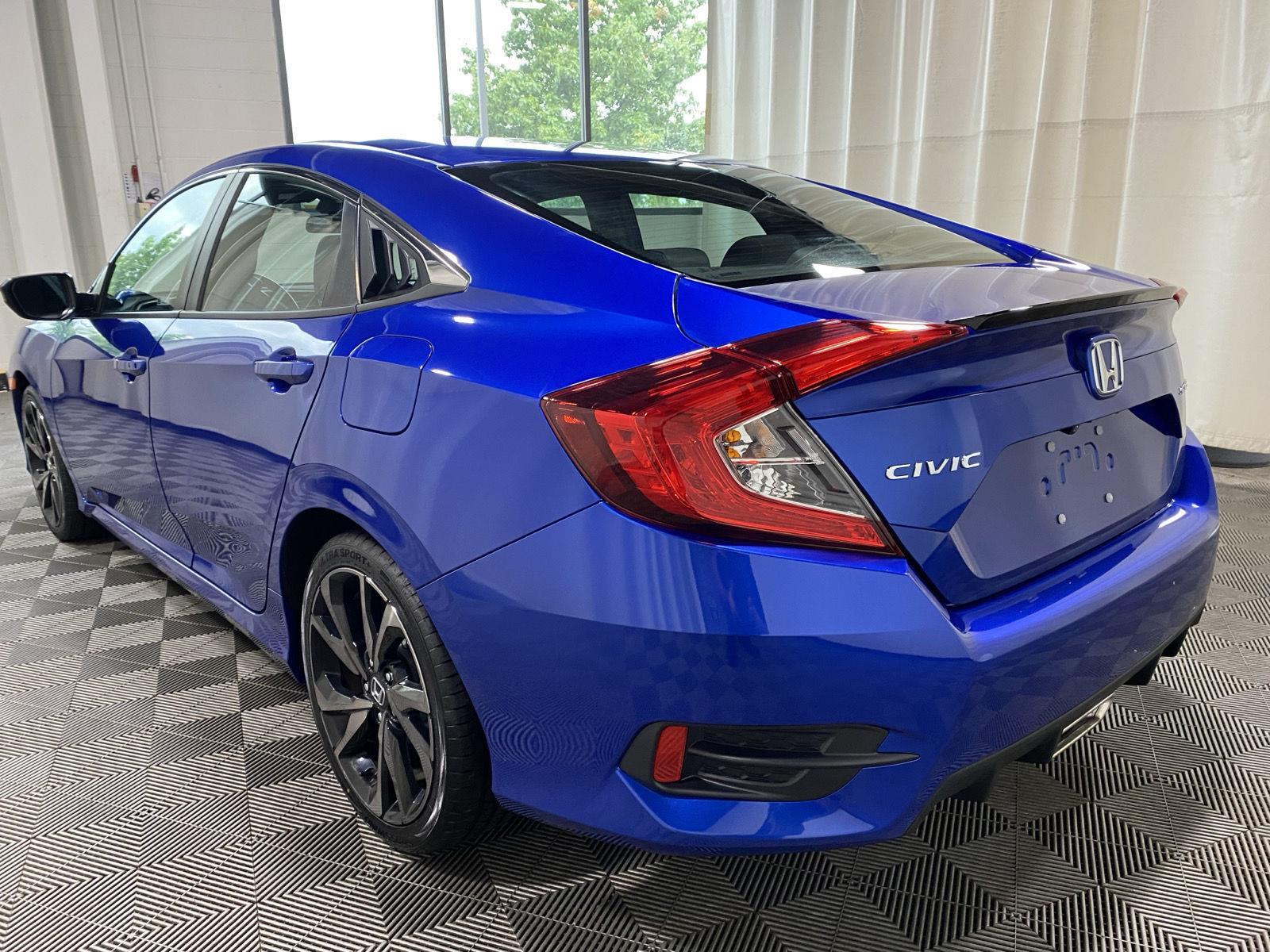 Used 2021 Aegean Blue Metallic Honda Sport image 5