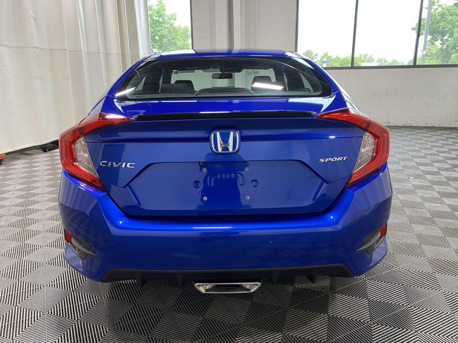 Used 2021 Aegean Blue Metallic Honda Sport image 6