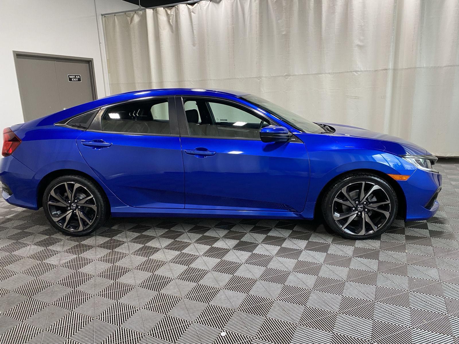 Used 2021 Aegean Blue Metallic Honda Sport image 8