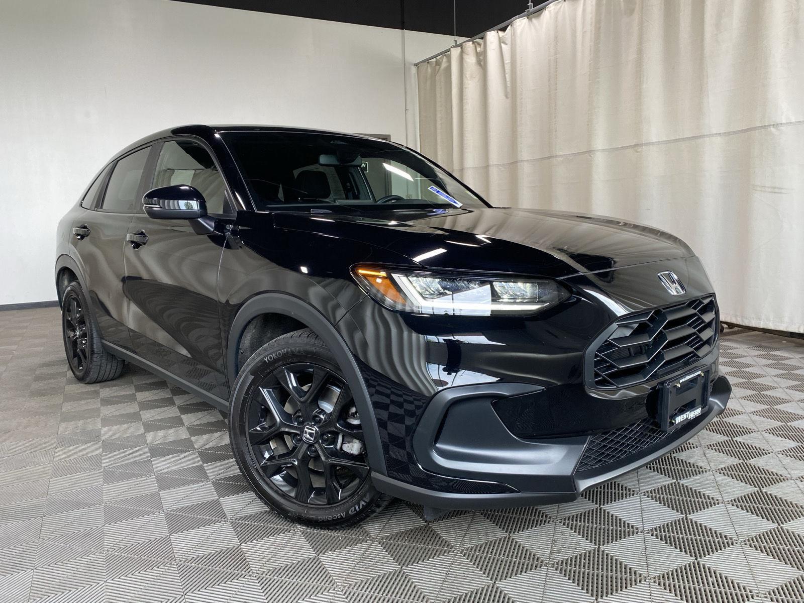 Crystal Black Pearl 2023 Honda HR-V SUV / Crossover All-Wheel Drive Continuously Variable Transmission
