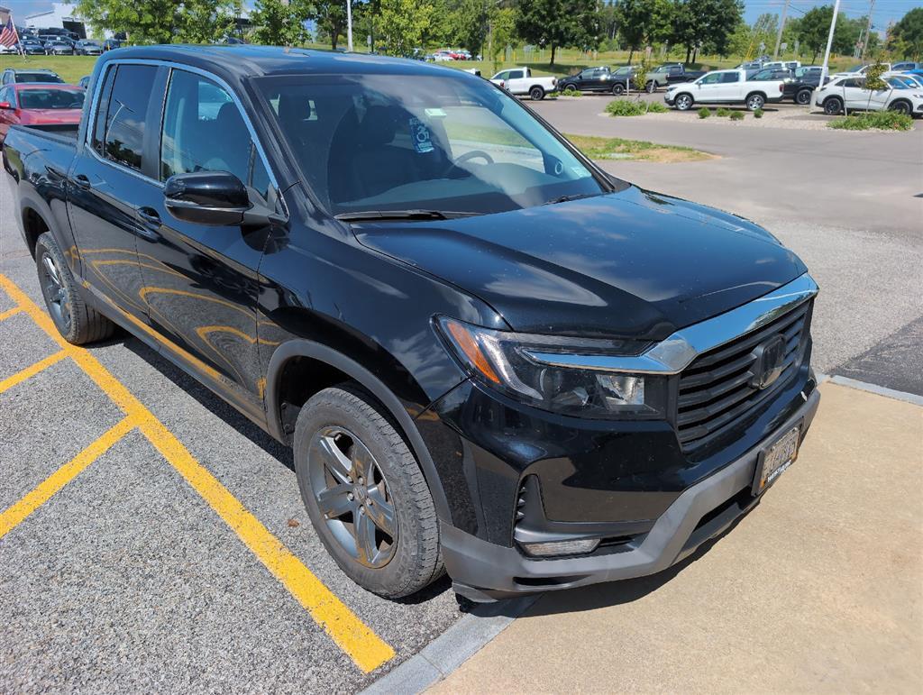 Crystal Black Pearl 2023 Honda Ridgeline Pickup Truck All-Wheel Drive Automatic