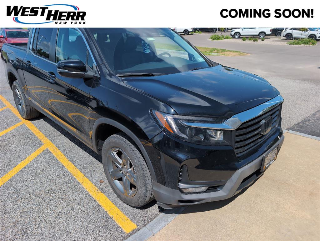 Crystal Black Pearl 2023 Honda Ridgeline Pickup Truck All-Wheel Drive Automatic