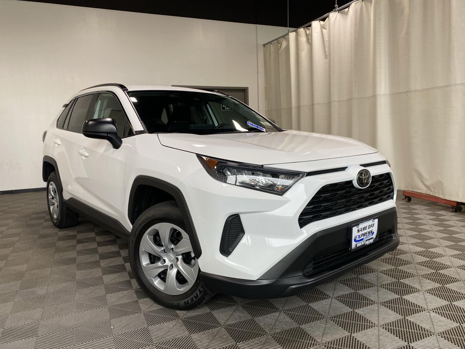 Super White 2021 Toyota RAV4 SUV / Crossover All-Wheel Drive 