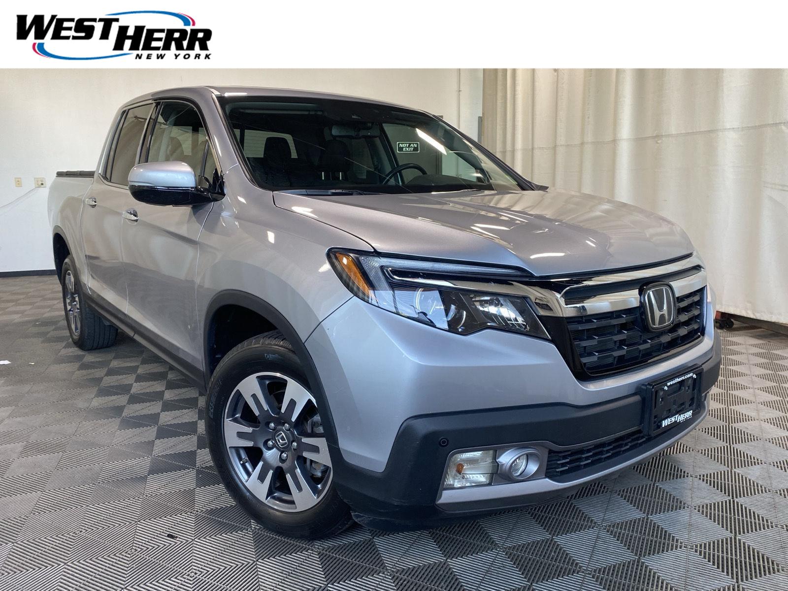 Gray (Modern Steel Metallic) 2017 Honda Ridgeline Pickup Truck All-Wheel Drive Automatic