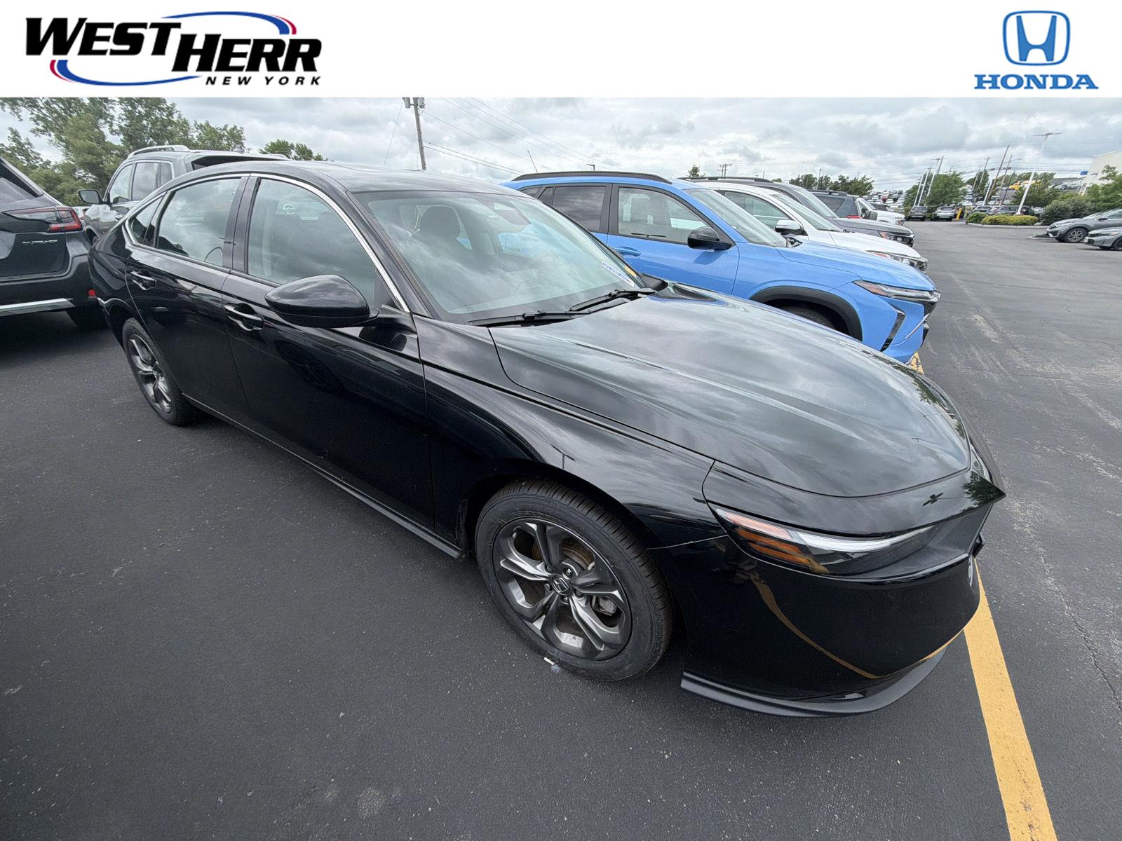 Crystal Black Pearl 2023 Honda Accord Sedan Front-Wheel Drive Continuously Variable Transmission