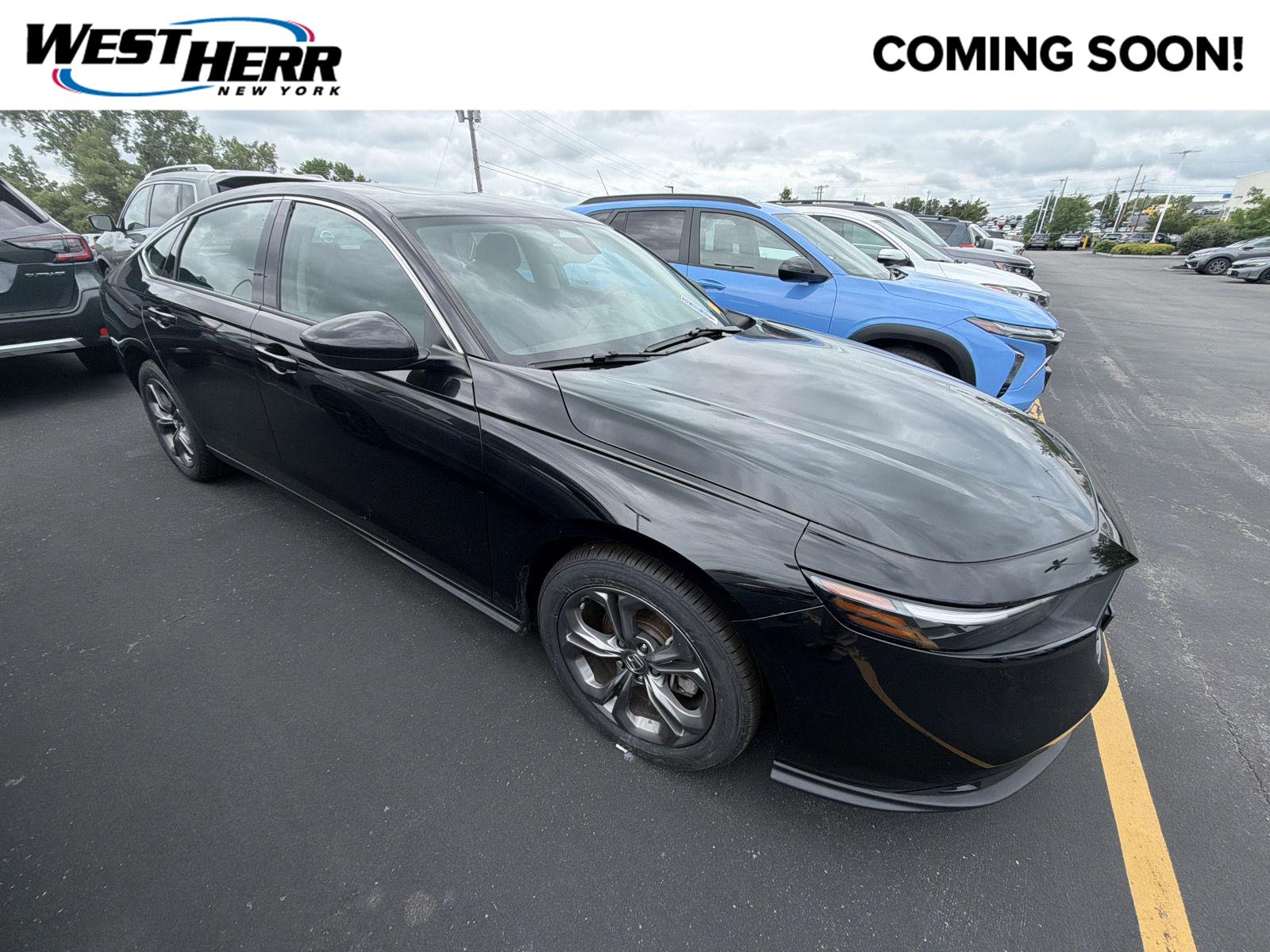 Crystal Black Pearl 2023 Honda Accord Sedan Front-Wheel Drive Continuously Variable Transmission