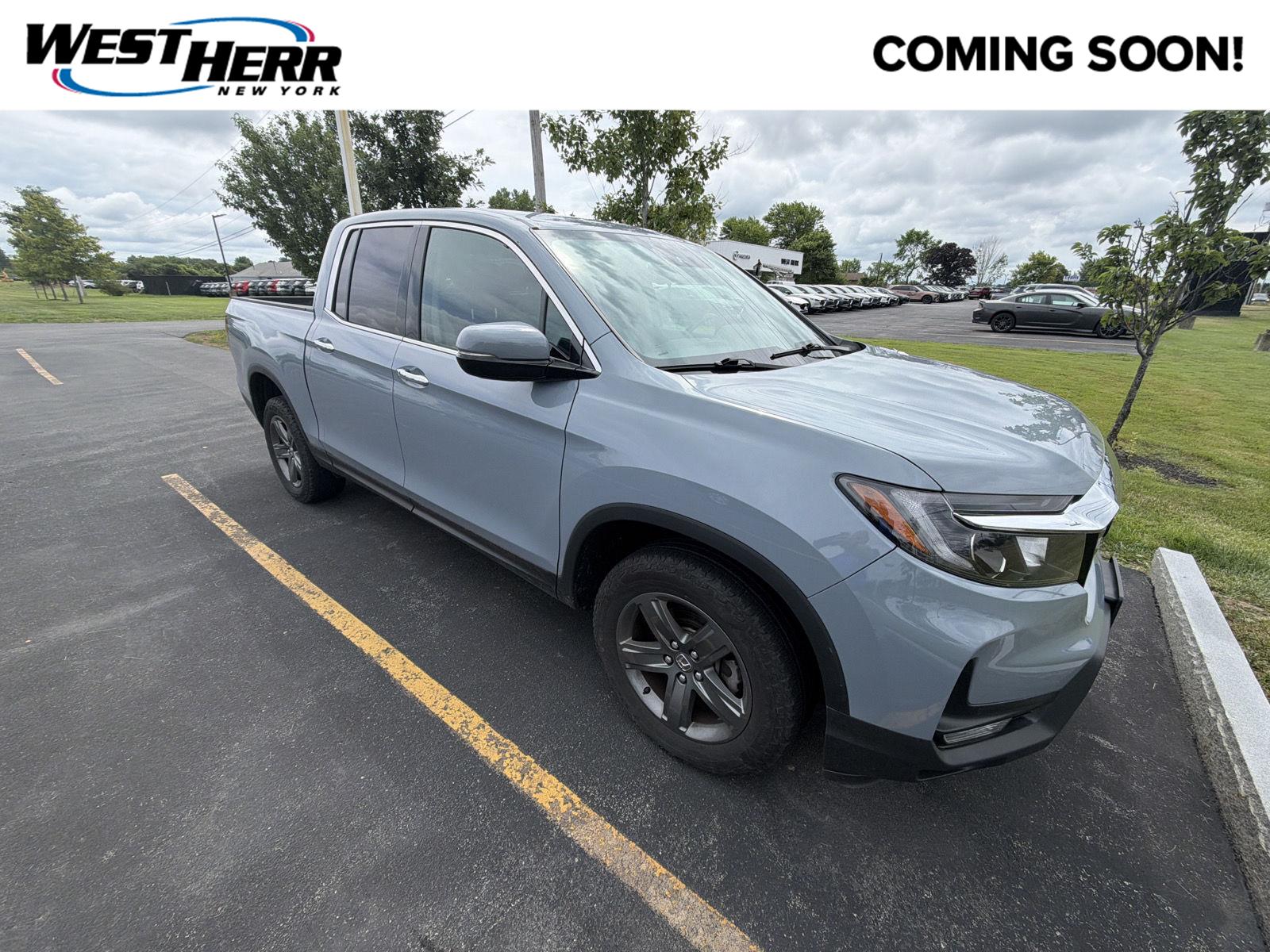 Sonic Gray Pearl 2023 Honda Ridgeline Pickup Truck All-Wheel Drive Automatic
