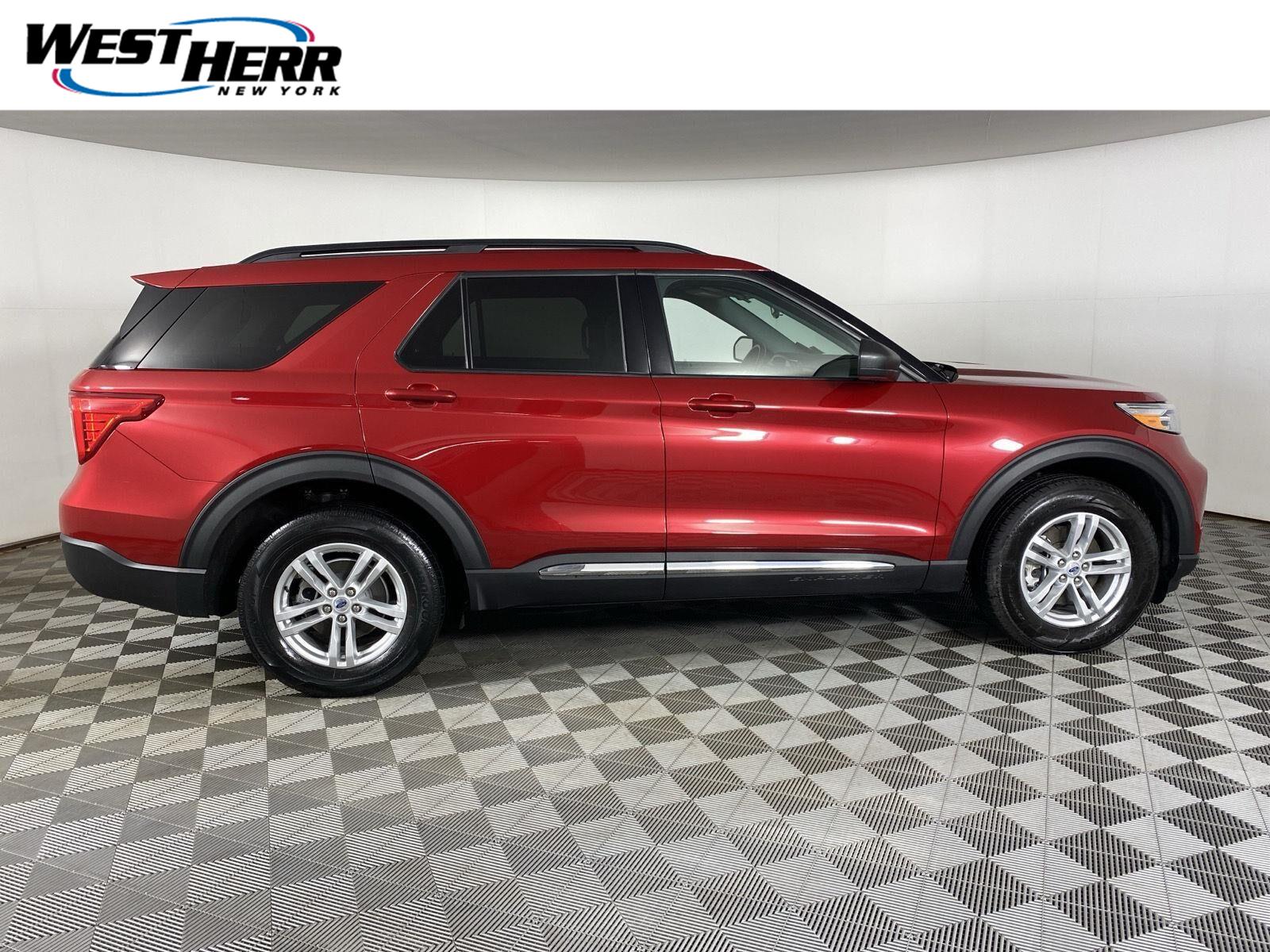 Rapid Red Metallic Tinted Clearcoat 2023 Ford Explorer SUV / Crossover All-Wheel Drive Automatic
