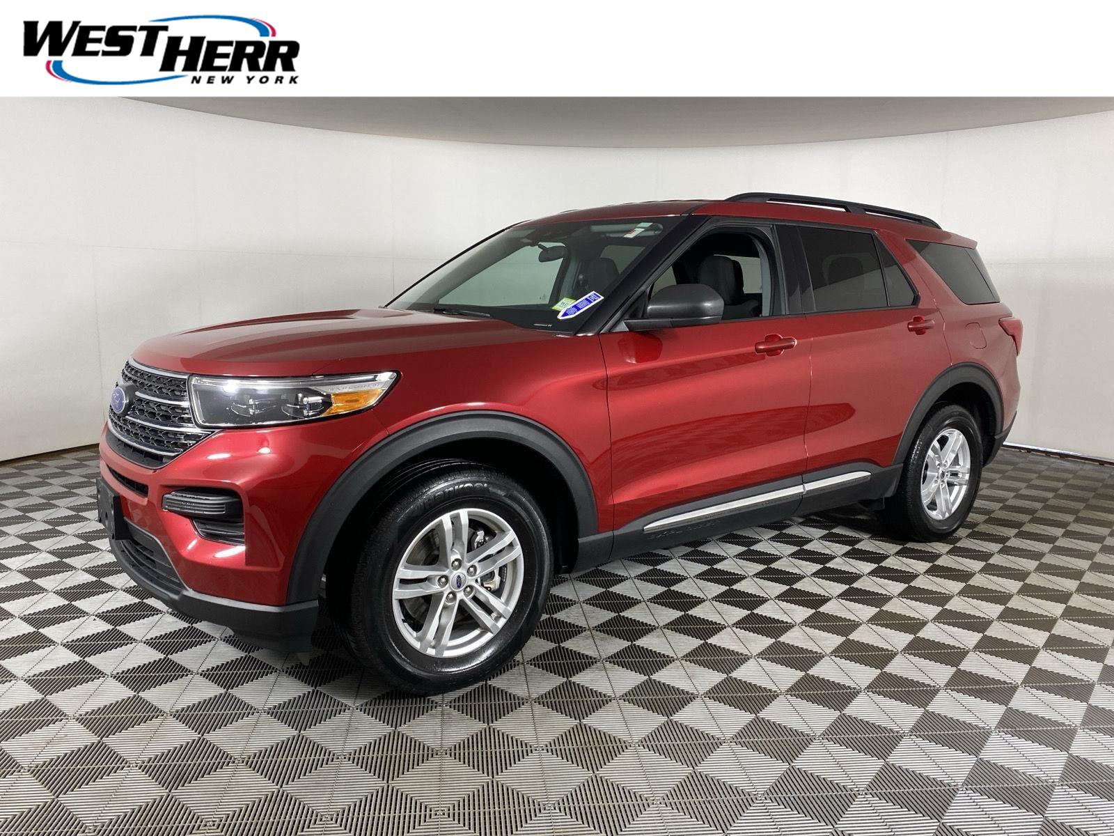 Rapid Red Metallic Tinted Clearcoat 2023 Ford Explorer SUV / Crossover All-Wheel Drive Automatic
