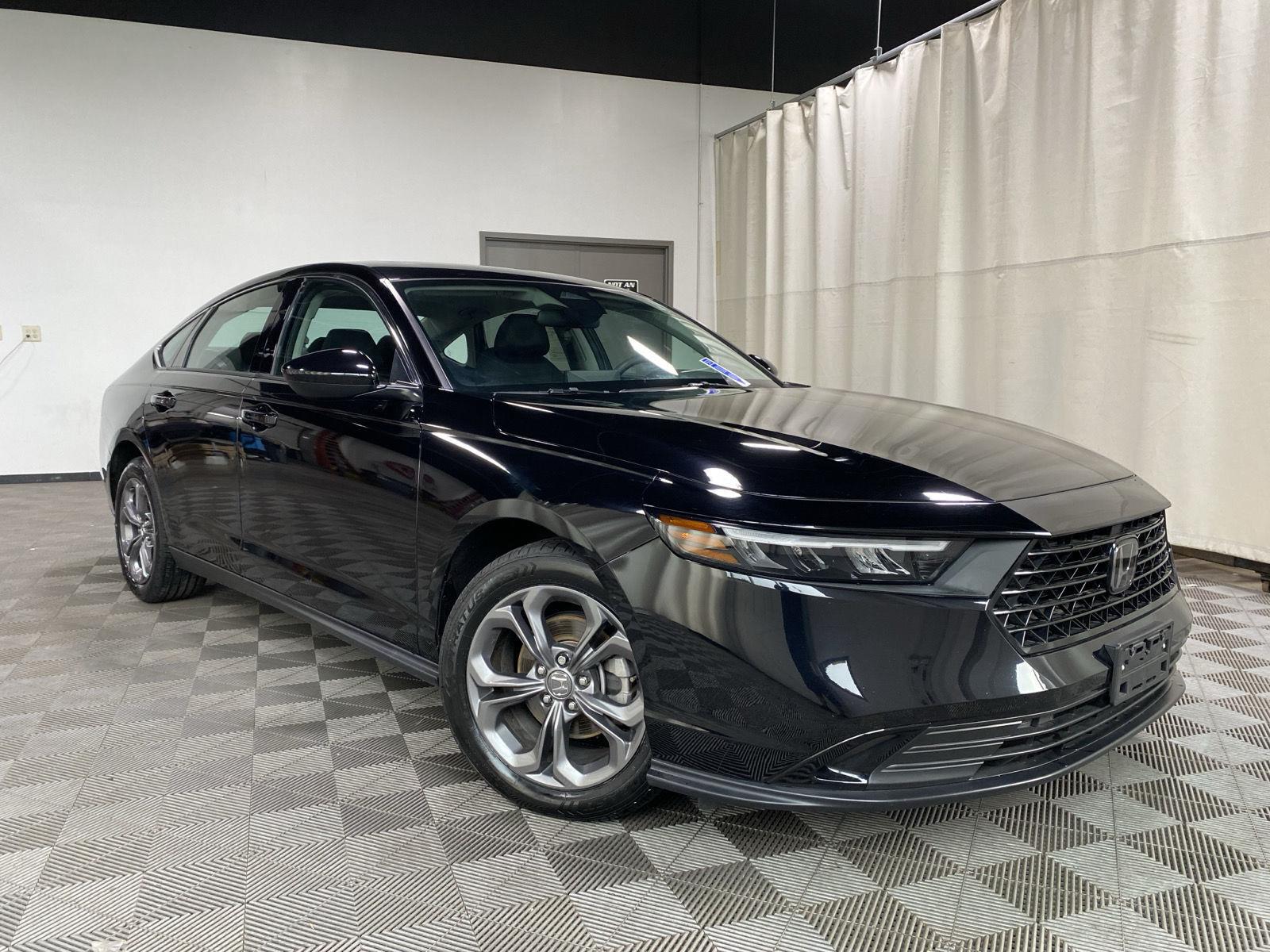 Crystal Black Pearl 2023 Honda Accord Sedan Front-Wheel Drive Continuously Variable Transmission